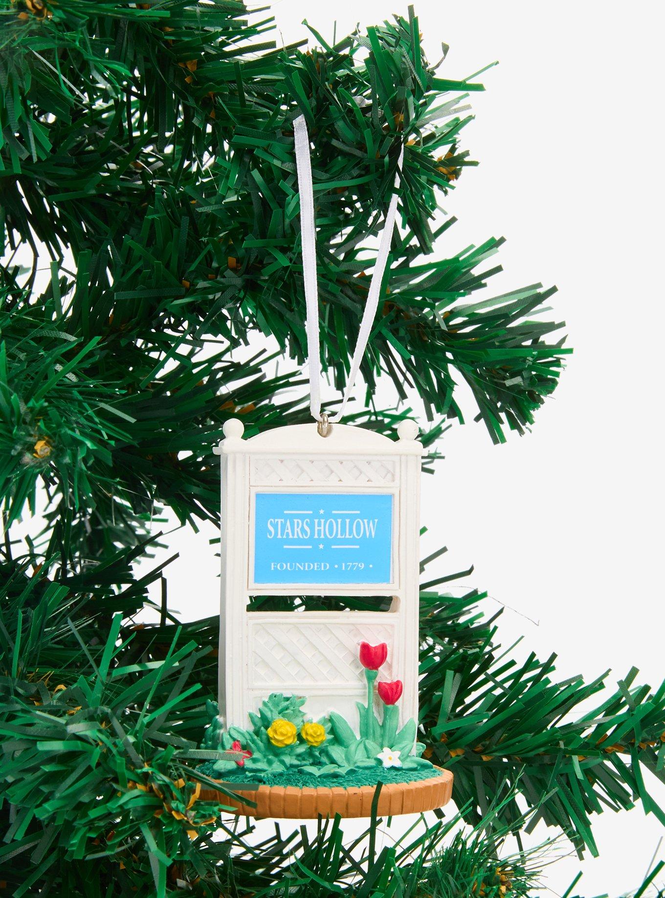 Hallmark Gilmore Girls Stars Hollow Sign Figural Ornament, , alternate