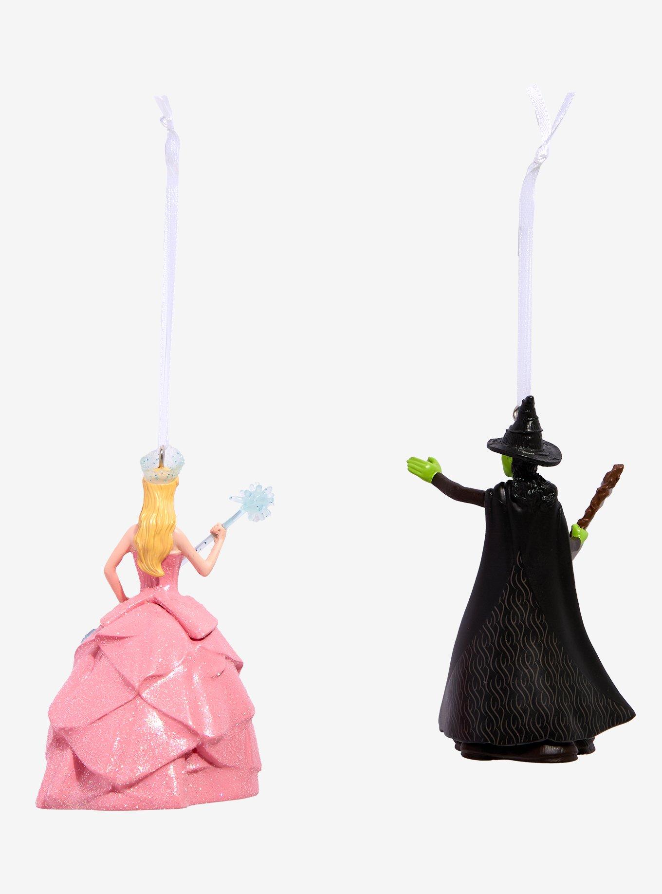 Wicked Elphaba & Glinda Figural Ornament Set, , alternate
