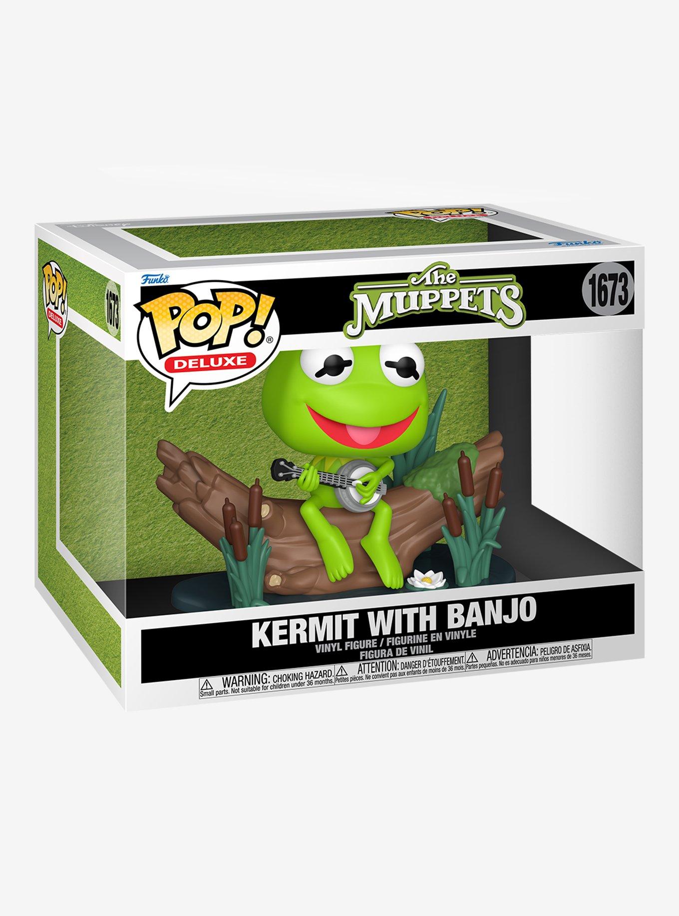 Funko Disney The Muppets Pop! Deluxe Kermit With Banjo Vinyl Figure, , hi-res