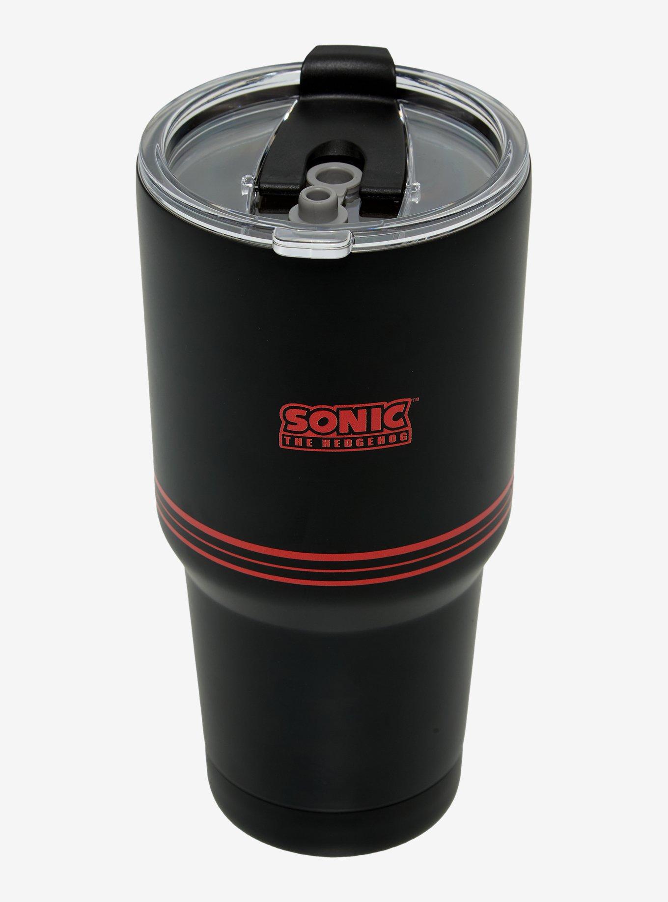 Sonic the Hedgehog Shadow Tonal Portrait Travel Mug - BoxLunch Exclusive, , hi-res