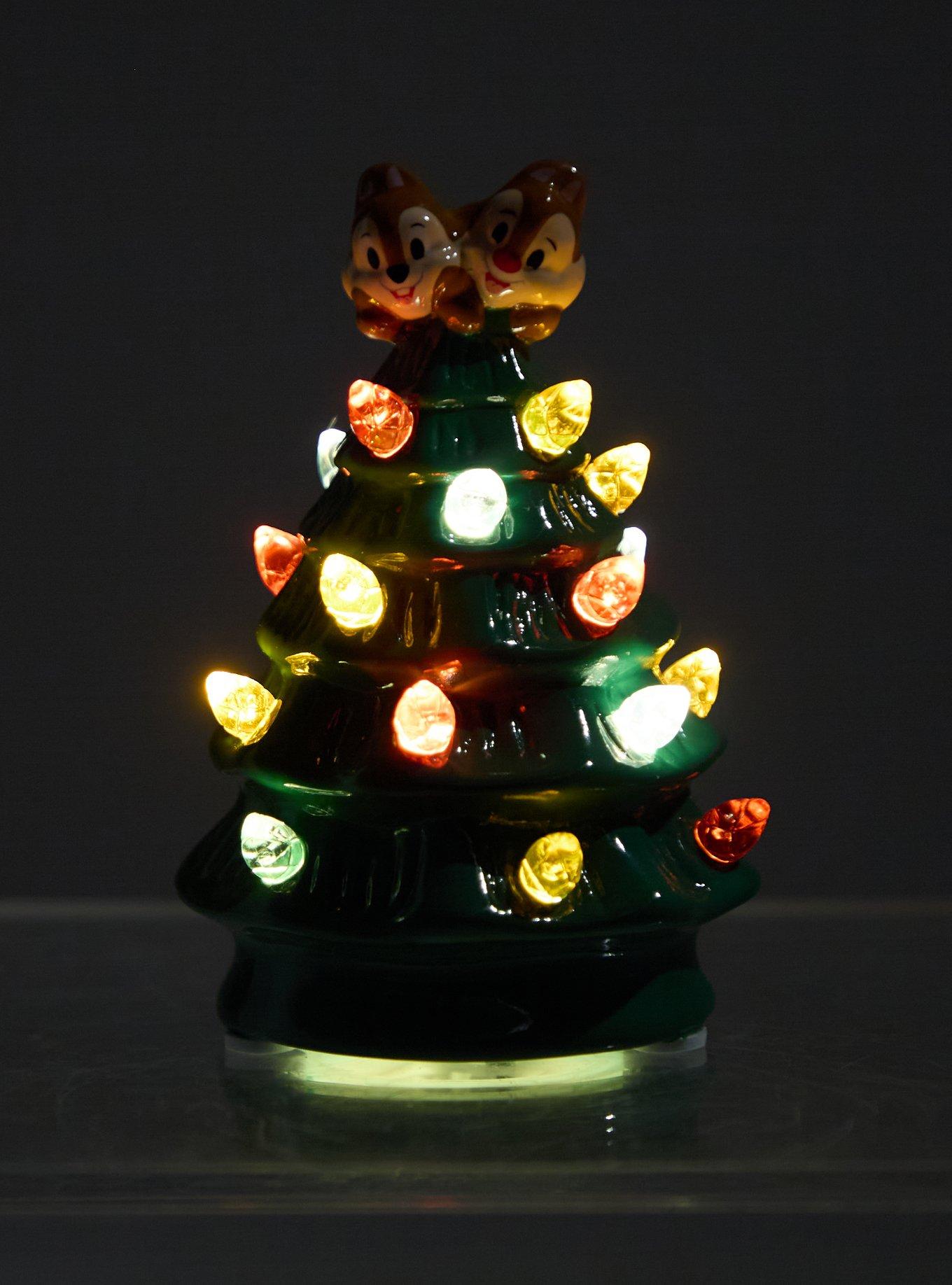 Disney Chip & Dale Light-Up Mini Christmas Tree Figure - BoxLunch Exclusive, , hi-res