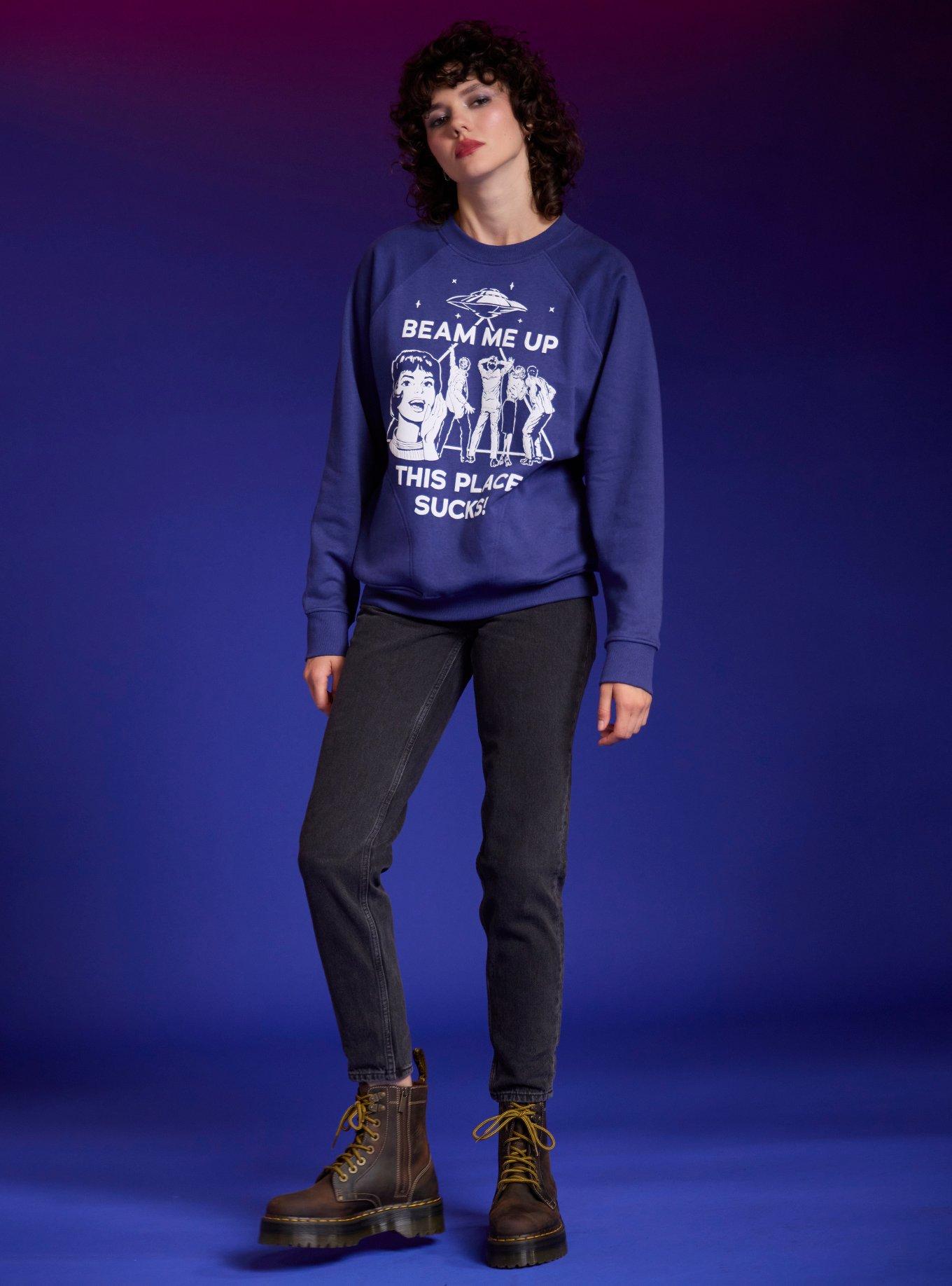 Stranger Things Beam Me Up Sweatshirt, , hi-res