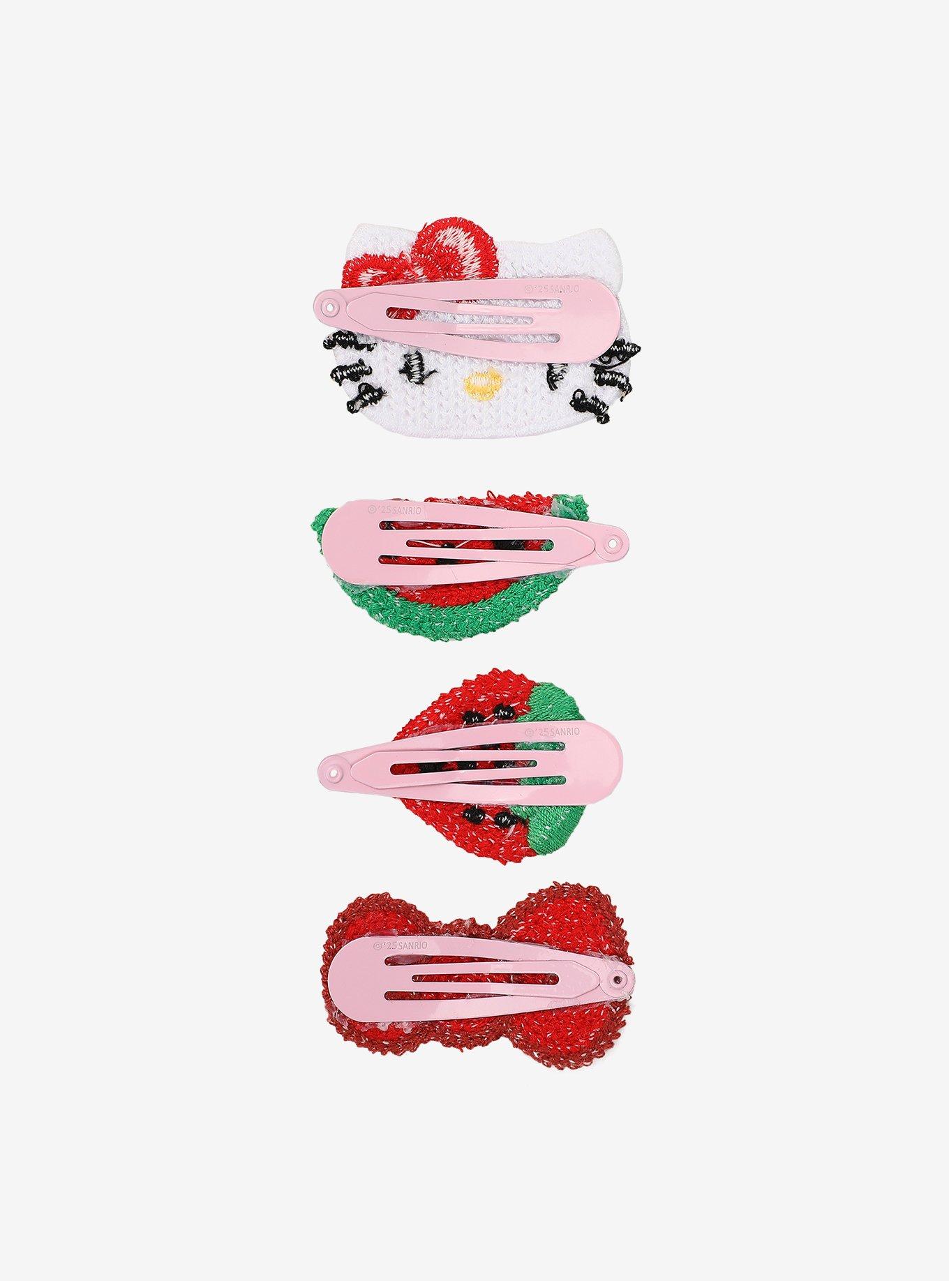Hello Kitty Icons Crochet Hair Clip Set, , alternate