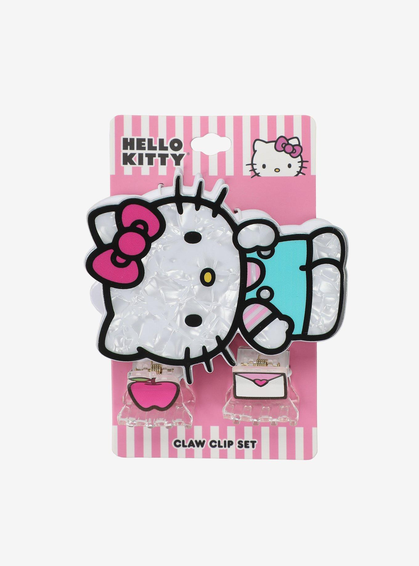 Hello Kitty Icons Figural Claw Hair Clip Set, , hi-res