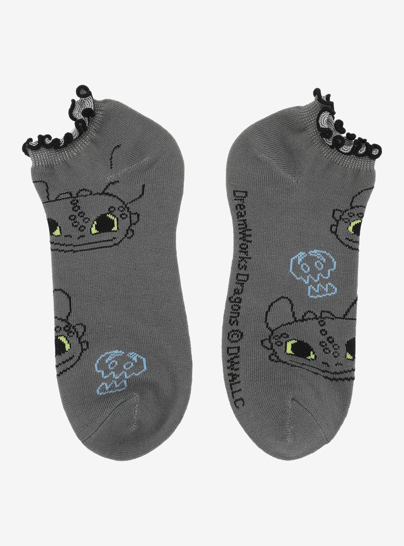 How To Train Your Dragon Toothless Ankle Socks, , hi-res