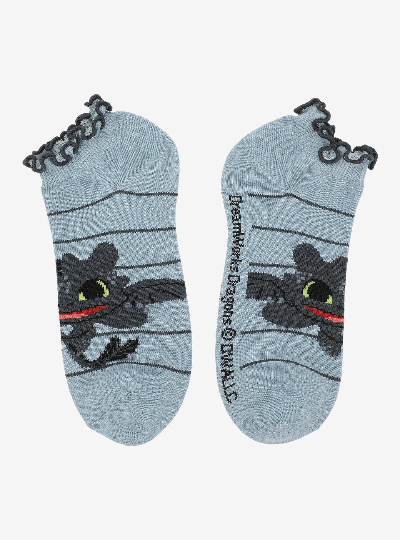 How To Train Your Dragon Toothless Ankle Socks, , alternate