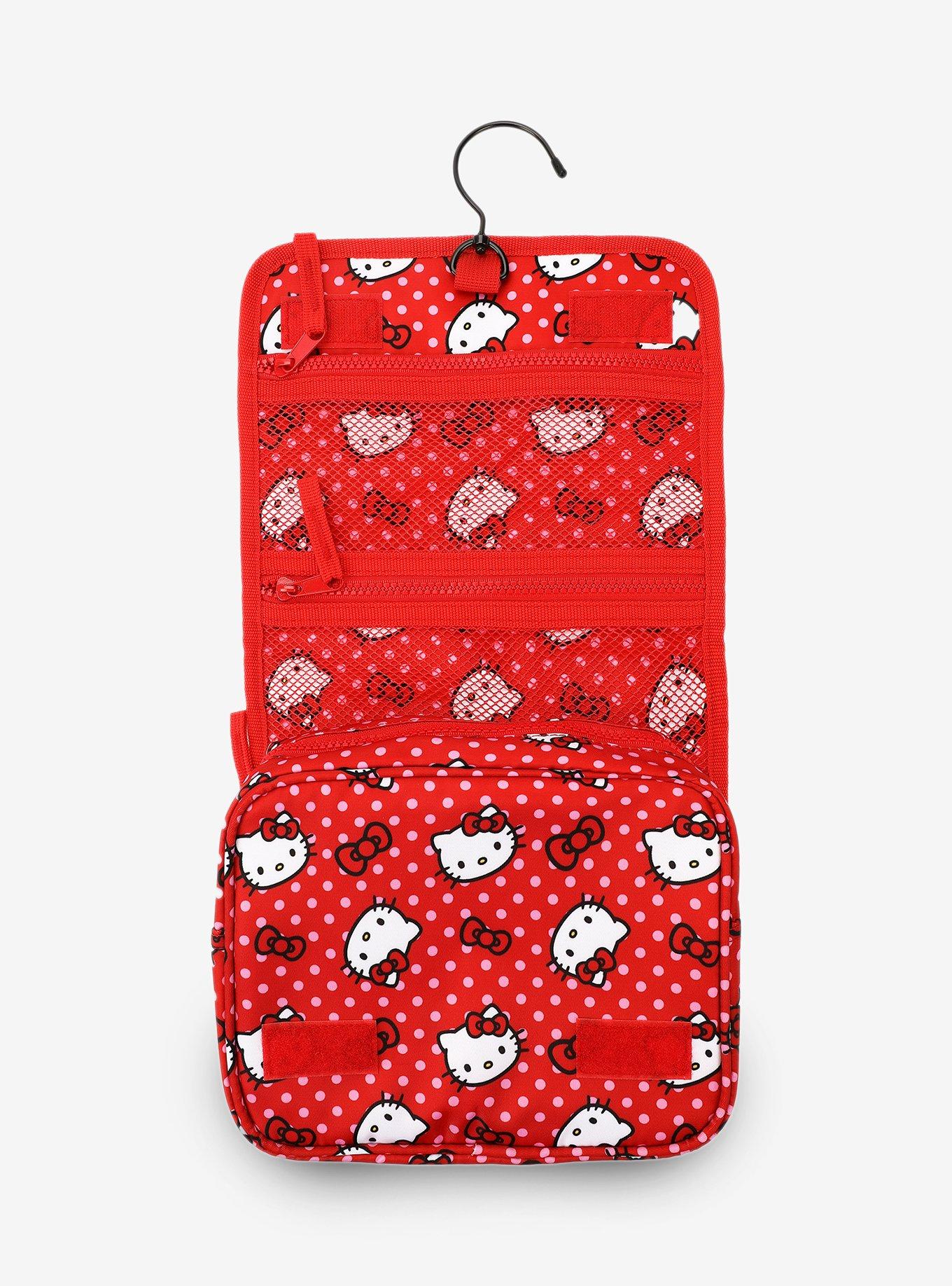 Hello Kitty Polka Dot Travel Toiletry Bag, , alternate