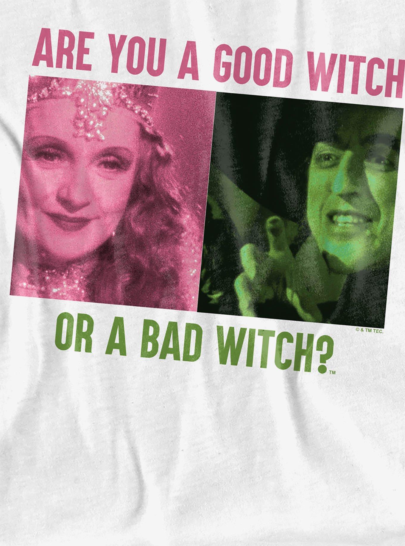 The Wizard of Oz "Good Witch or Bad Witch" Girls Crop Top T-Shirt, BRIGHT WHITE, alternate