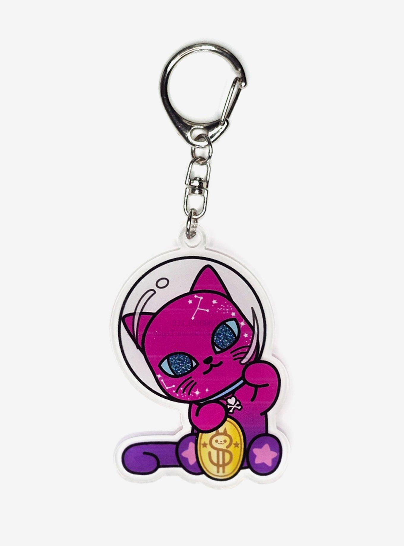 tokidoki Galactic Cats Blind Box Acrylic Keychain, , alternate