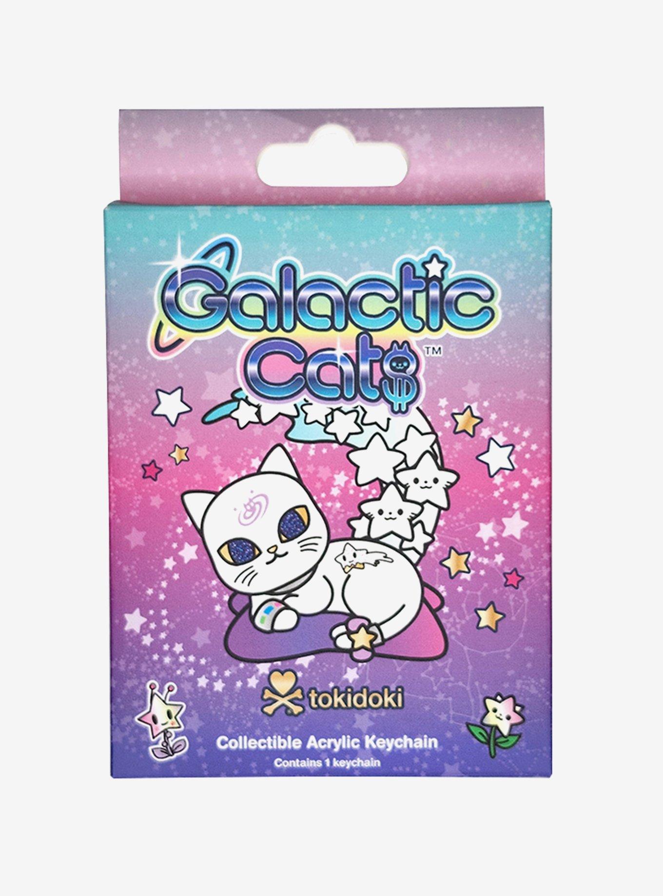 tokidoki Galactic Cats Blind Box Acrylic Keychain, , alternate