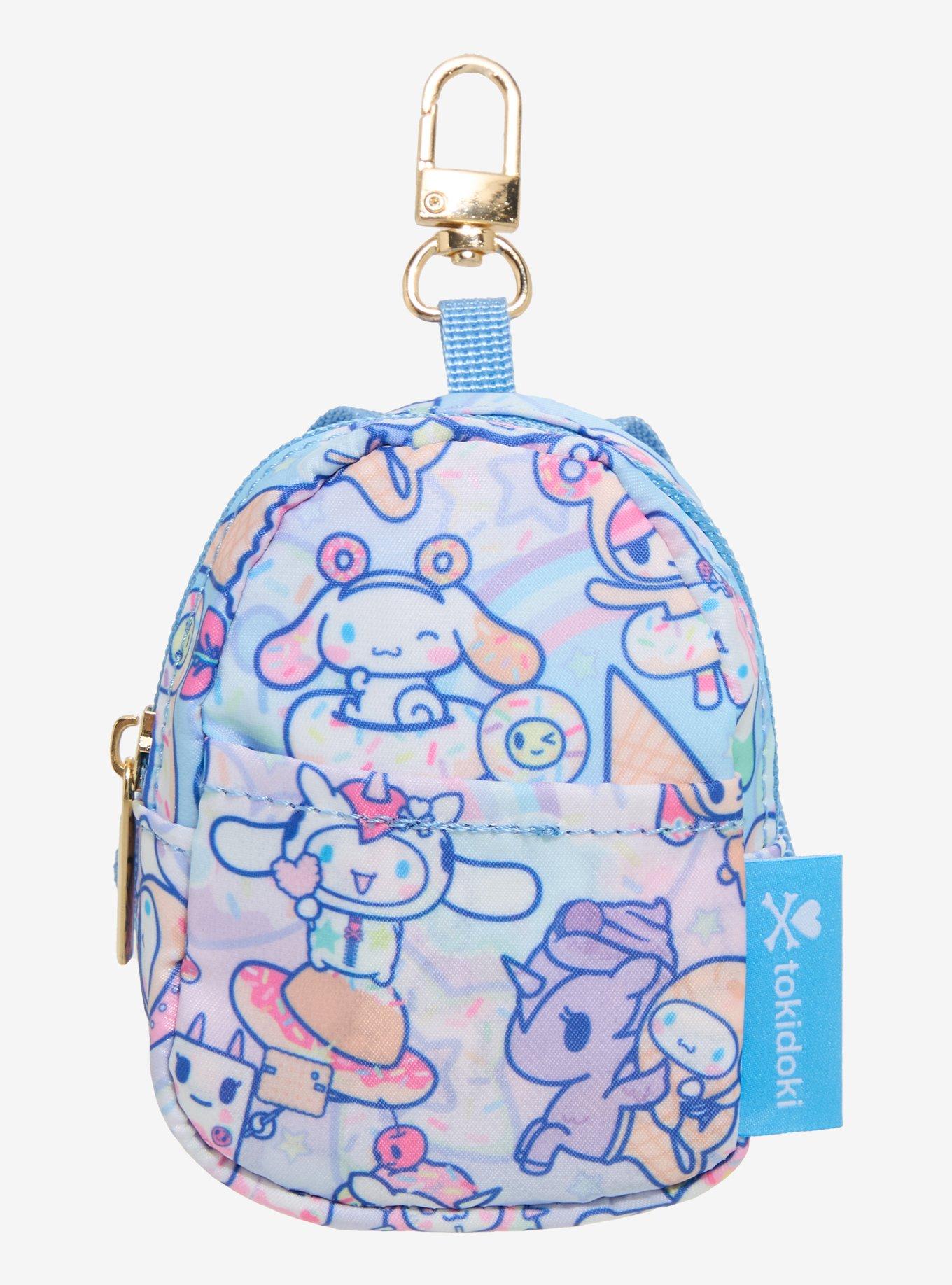 tokidoki Sanrio Cinnamoroll Sweet Treats Mini Backpack Keychain