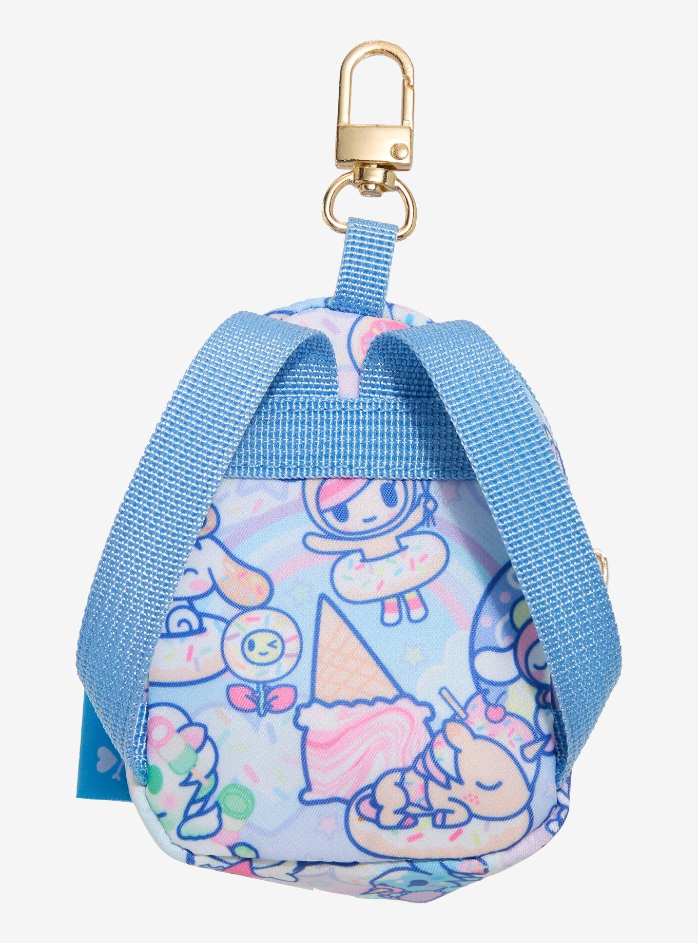 tokidoki Sanrio Cinnamoroll Sweet Treats Mini Backpack Keychain, , alternate