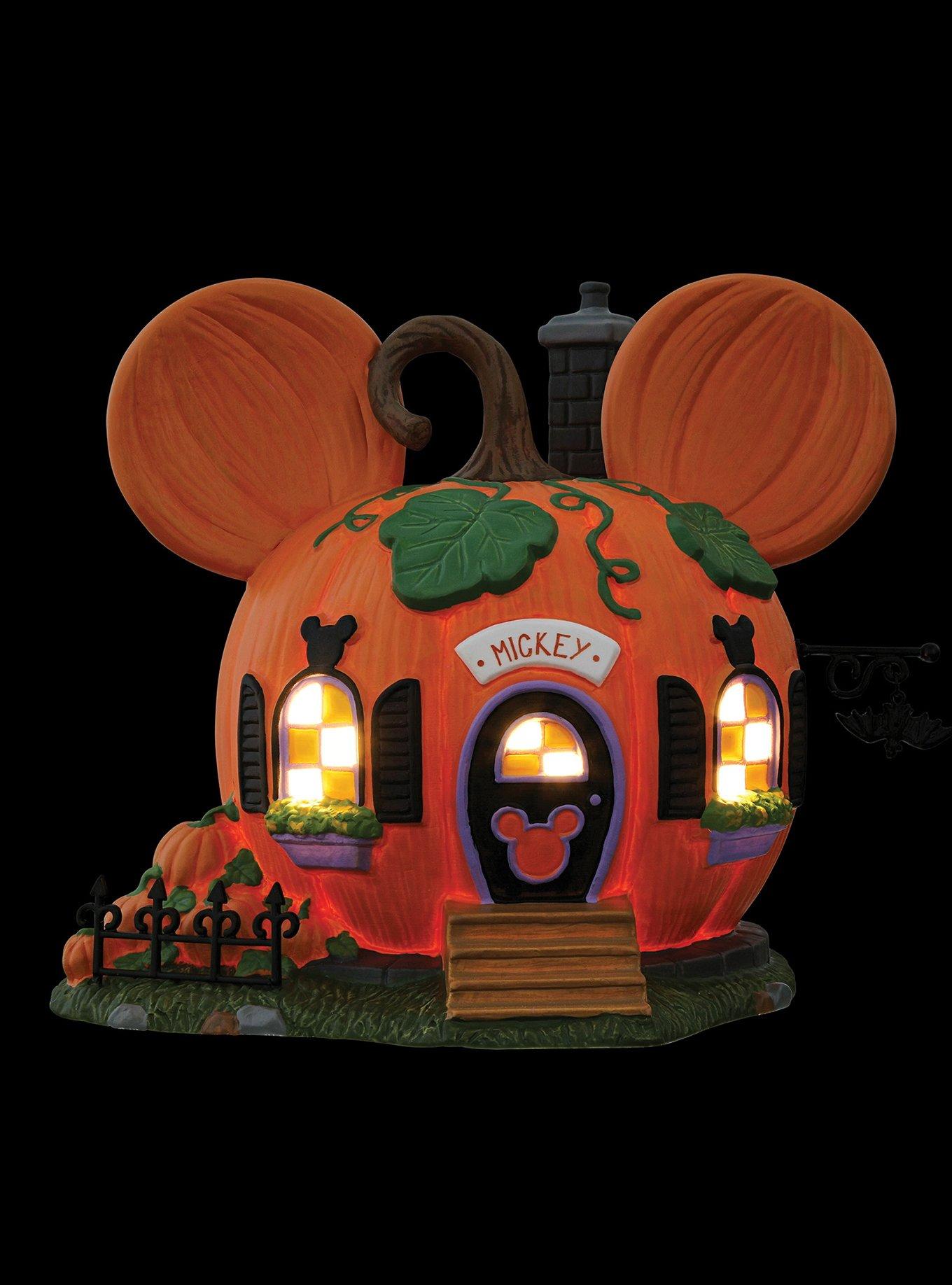 Department 56 Disney Mickey Mouse Light-Up Pumpkin House, , alternate