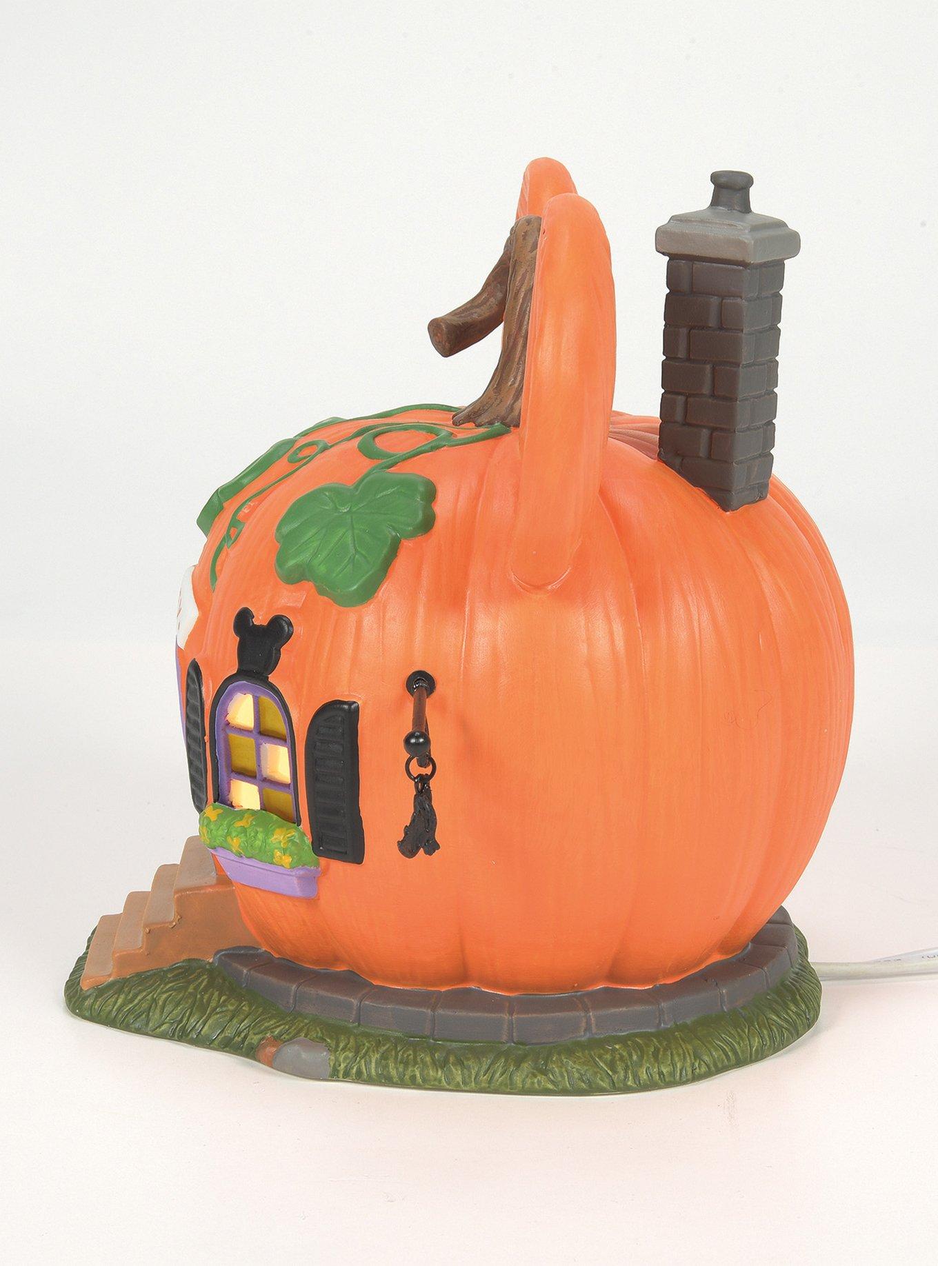 Department 56 Disney Mickey Mouse Light-Up Pumpkin House