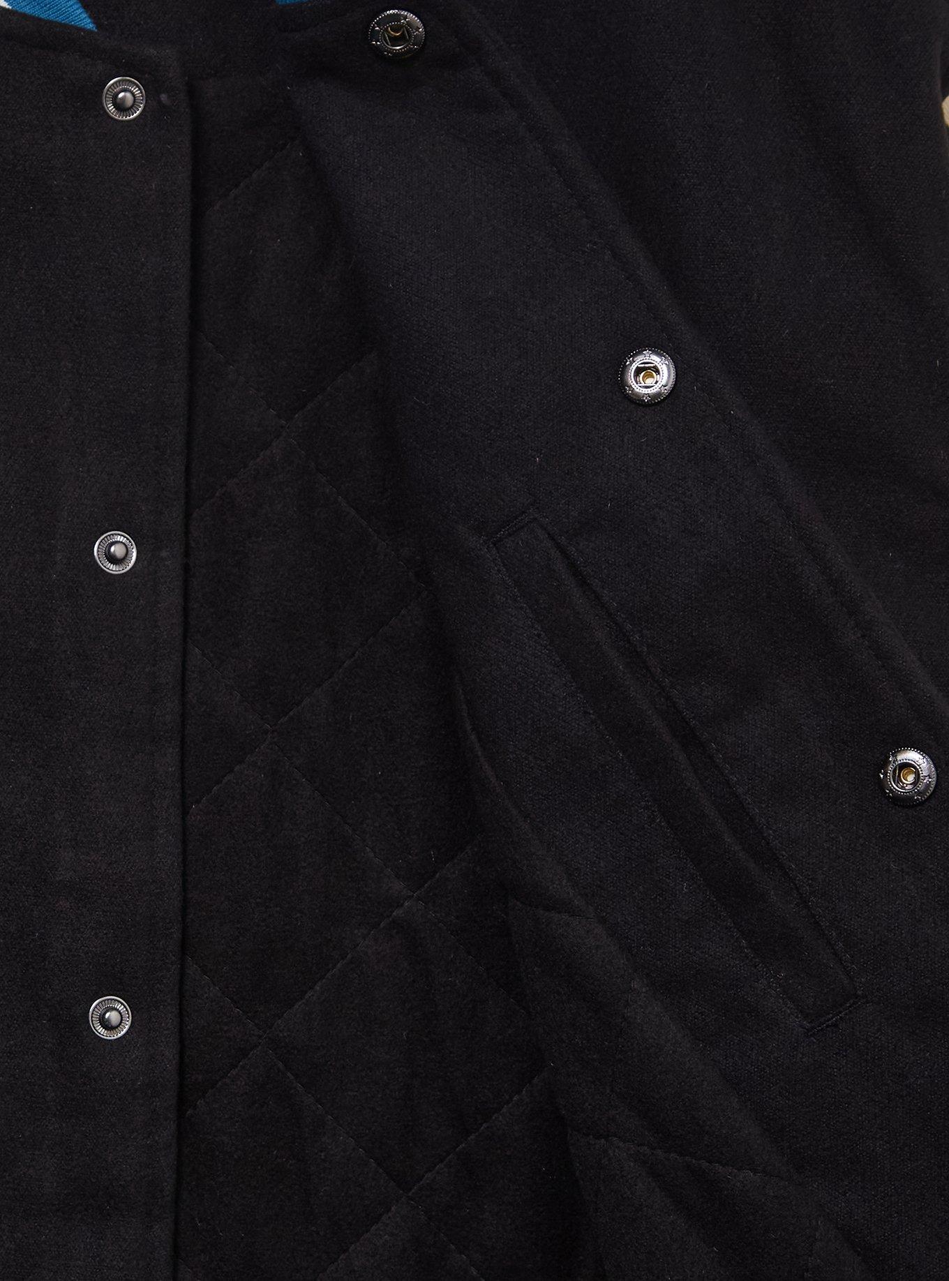 Magic: The Gathering Icons Varsity Jacket - BoxLunch Exclusive, BLACK, alternate