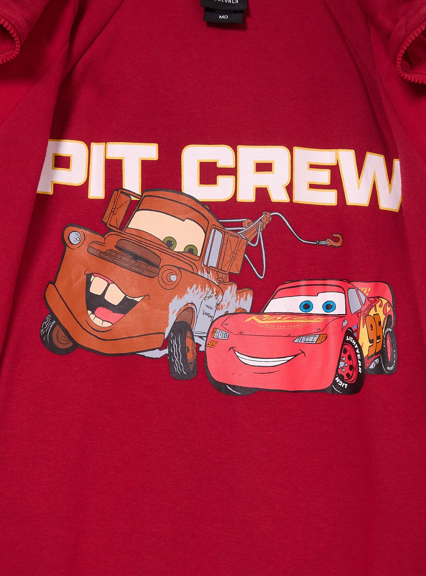 Disney Pixar Cars Lightning McQueen Color Block Windbreaker — BoxLunch Exclusive, RED, alternate