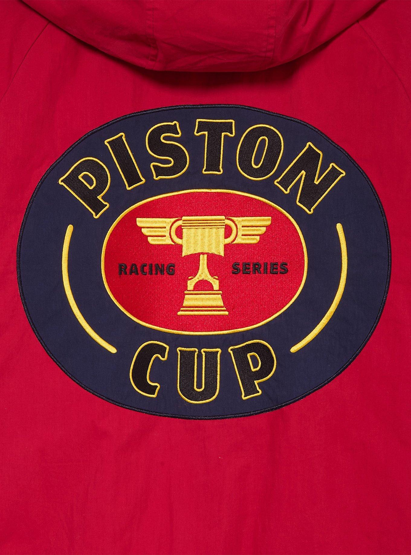 Disney Pixar Cars Lightning McQueen Color Block Windbreaker — BoxLunch Exclusive, RED, alternate