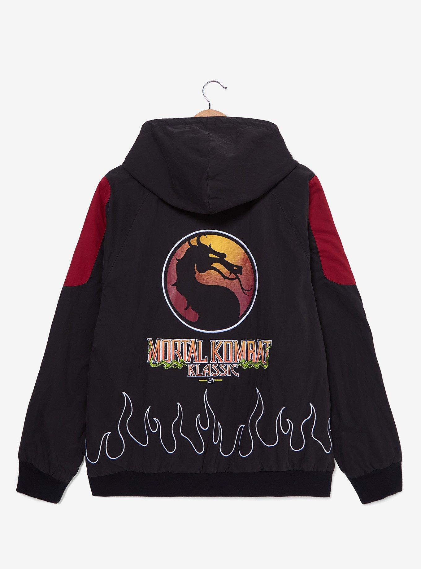 Mortal Kombat Logo Windbreaker - BoxLunch Exclusive, , hi-res