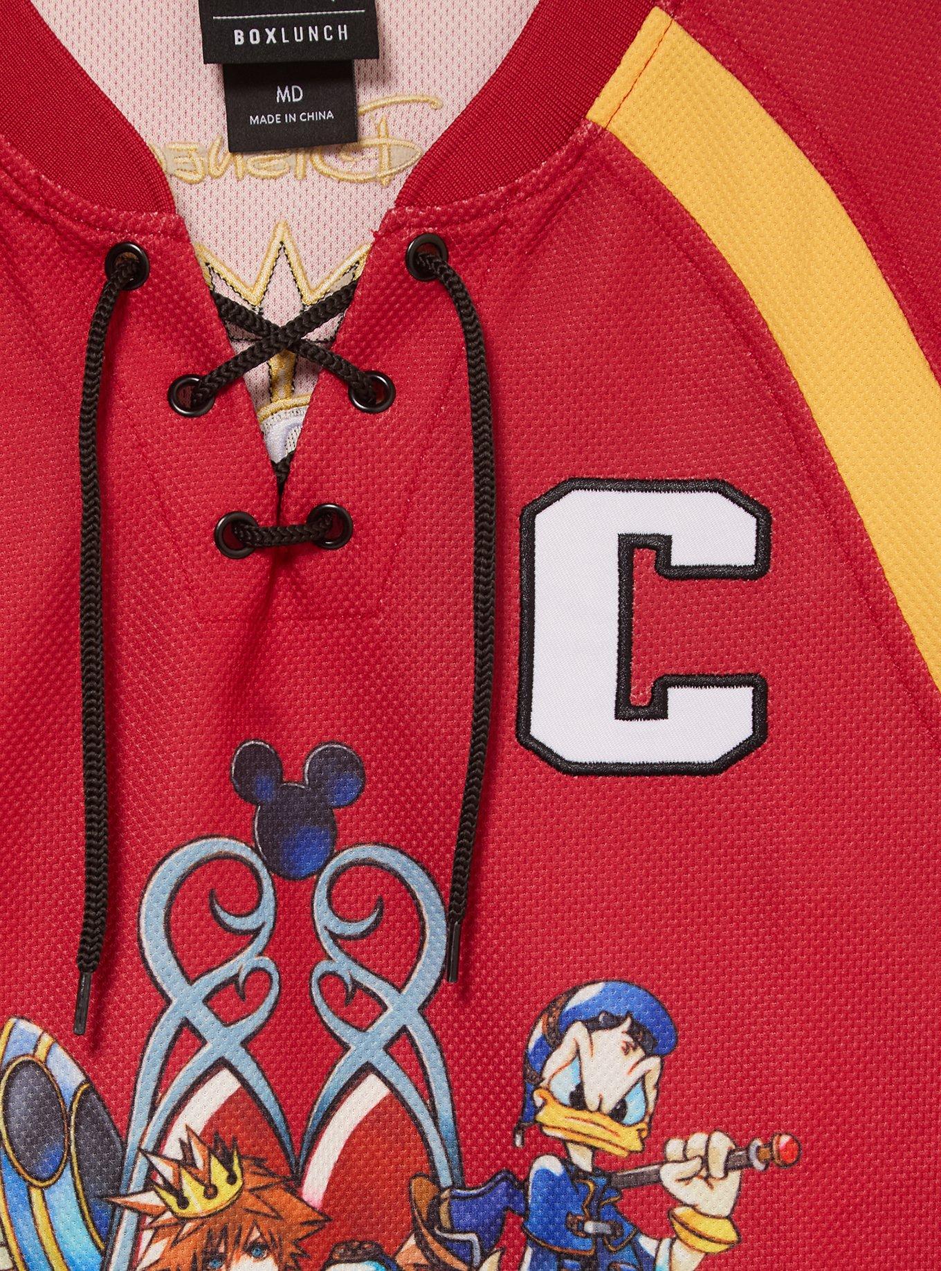 Disney Kingdom Hearts Hockey Jersey — BoxLunch Exclusive, RED, alternate