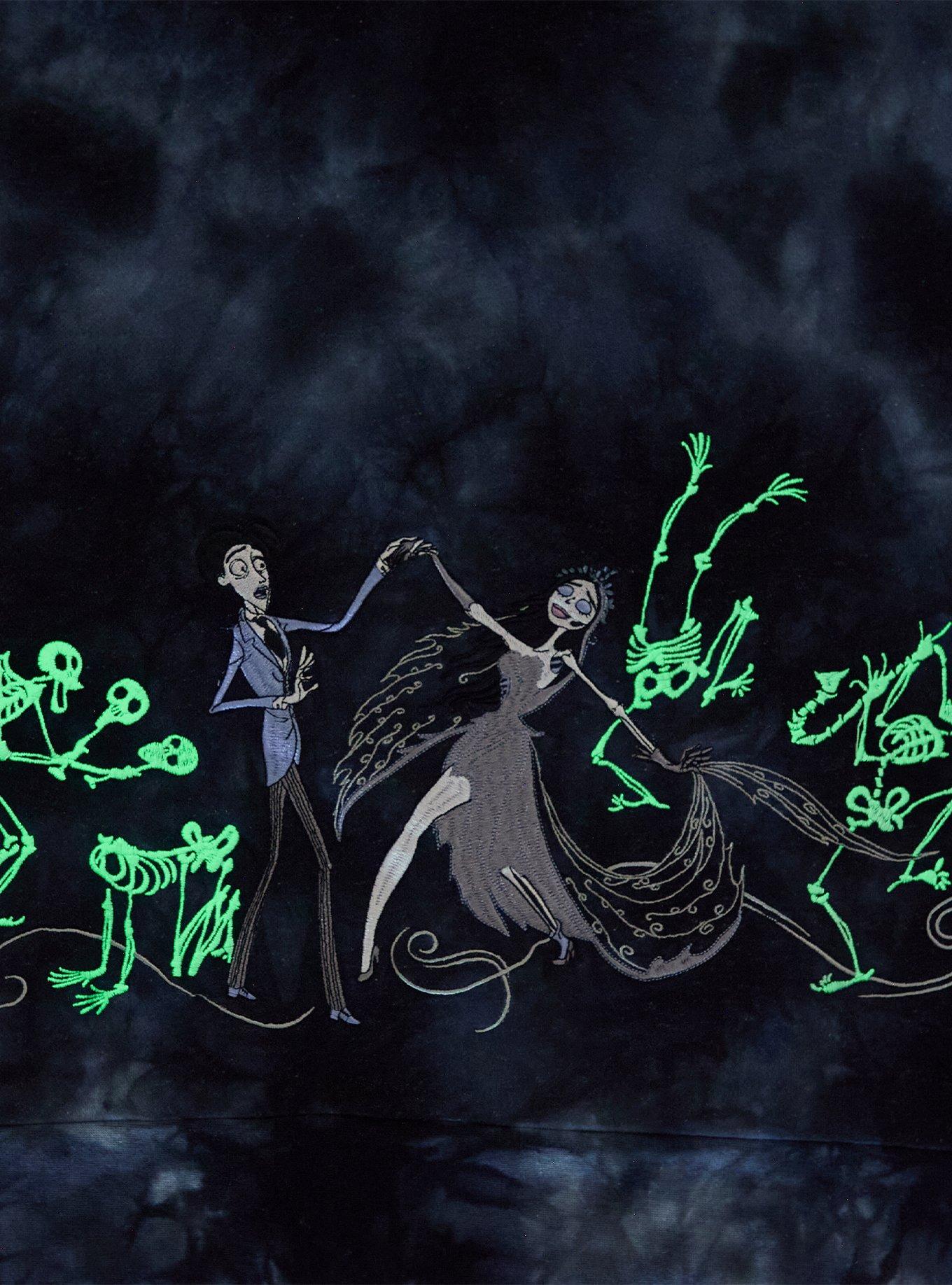 Corpse Bride Glow-in-the-Dark Tie-Dye Crewneck — BoxLunch Exclusive