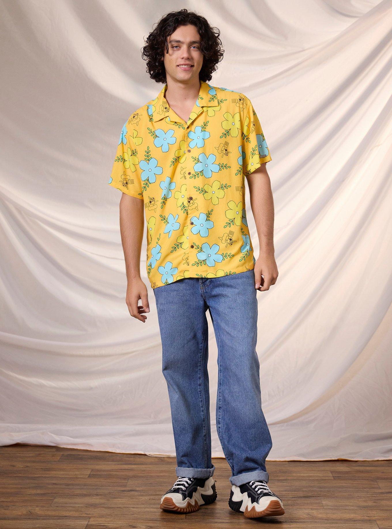 One Piece Sanji Egghead Woven Button-Up, , hi-res