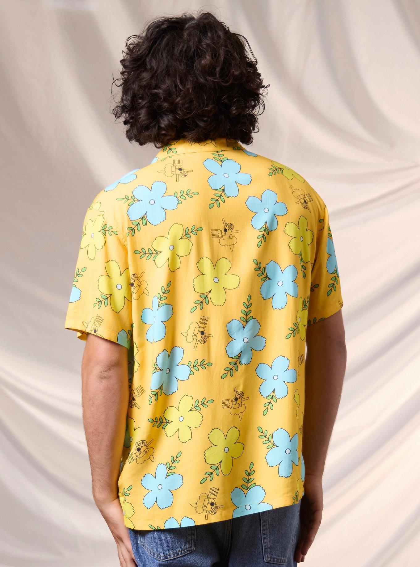 One Piece Sanji Egghead Woven Button-Up, MULTI, alternate