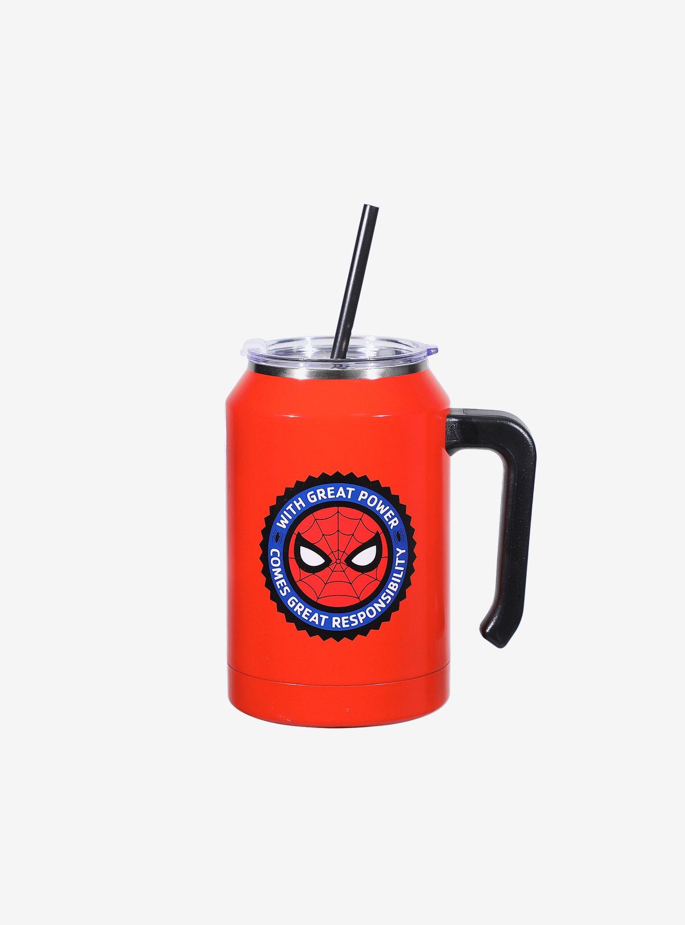 Marvel Spider-Man Face Stainless Steel Travel Cup, , hi-res