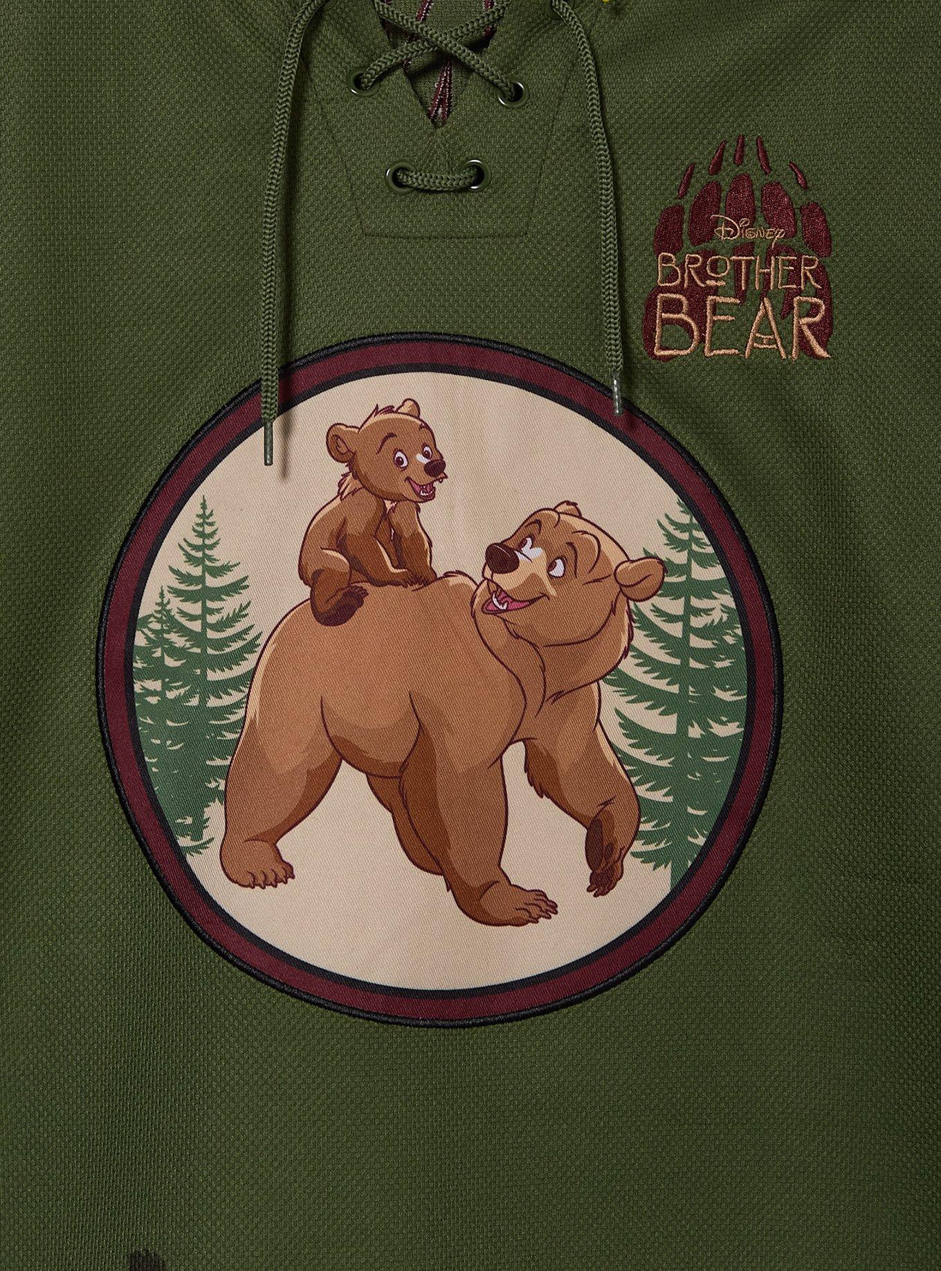 Disney Brother Bear Kenai Hockey Jersey - BoxLunch Exclusive, DARK GREEN, alternate