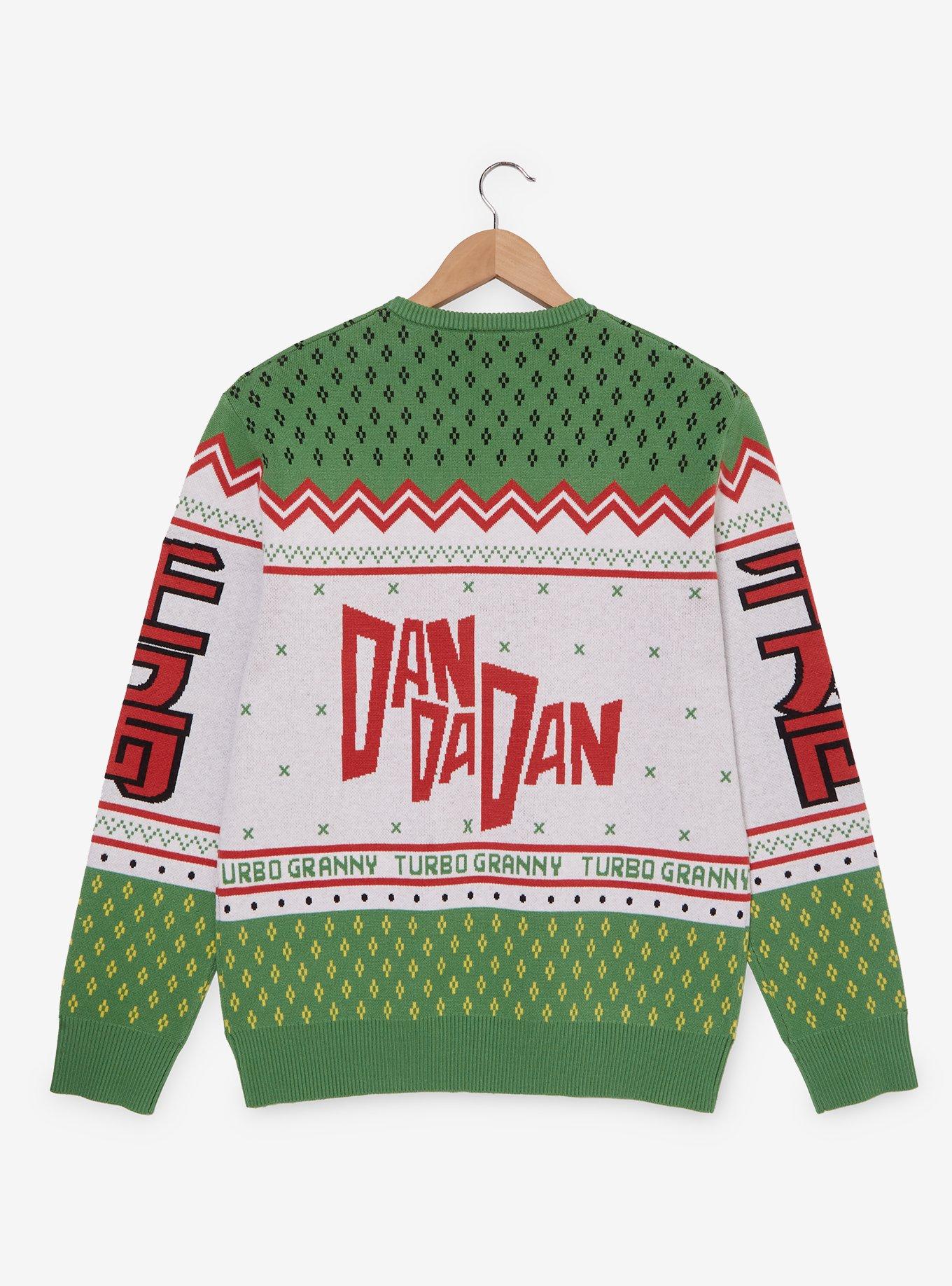Dandadan Turbo Granny Holiday Sweater - BoxLunch Exclusive, , hi-res