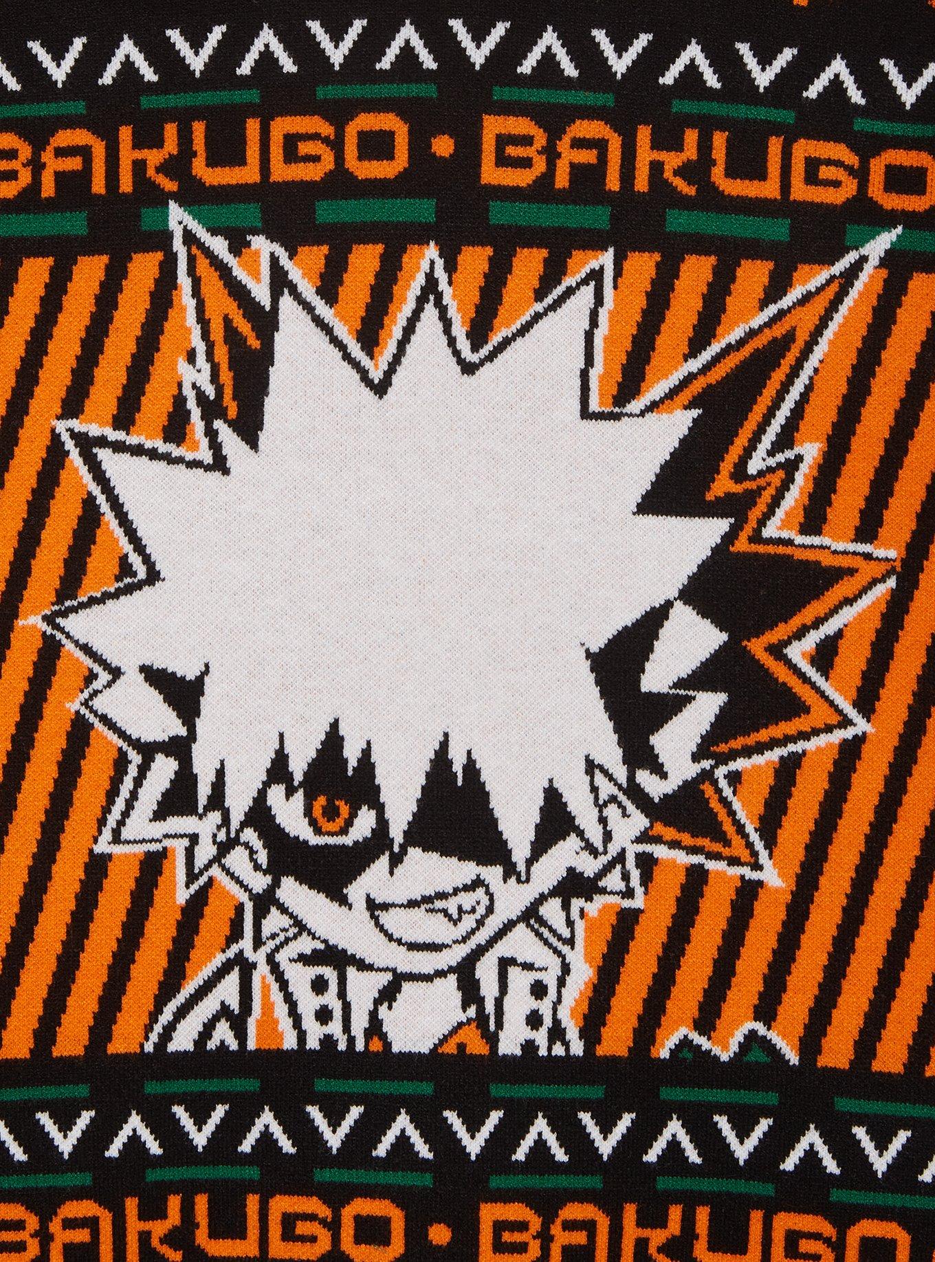 My Hero Academia Bakugo Holiday Sweater - BoxLunch Exclusive, MULTI, alternate