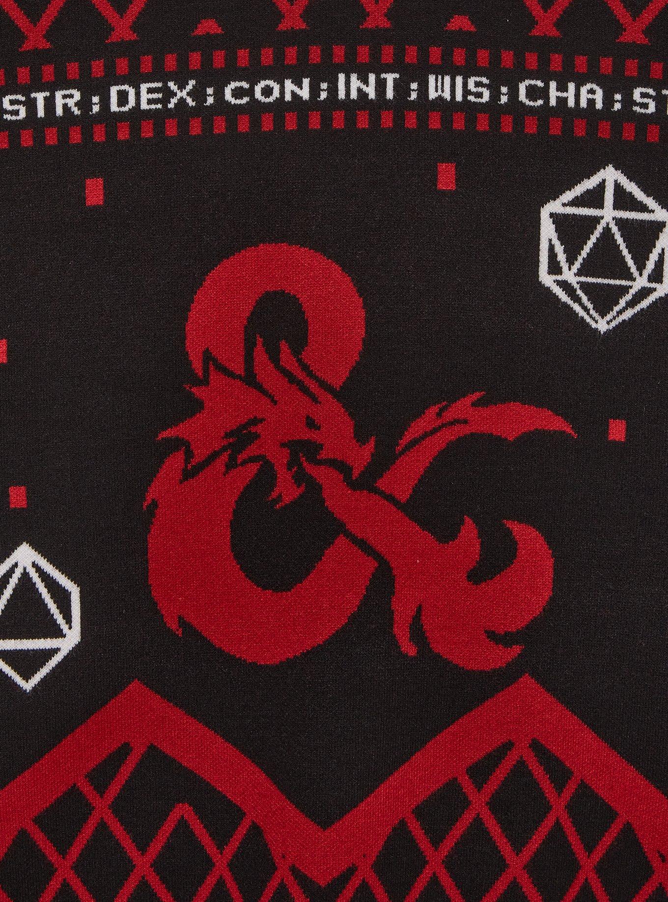 Dungeons & Dragons Holiday Sweater - BoxLunch Exclusive, MULTI, alternate