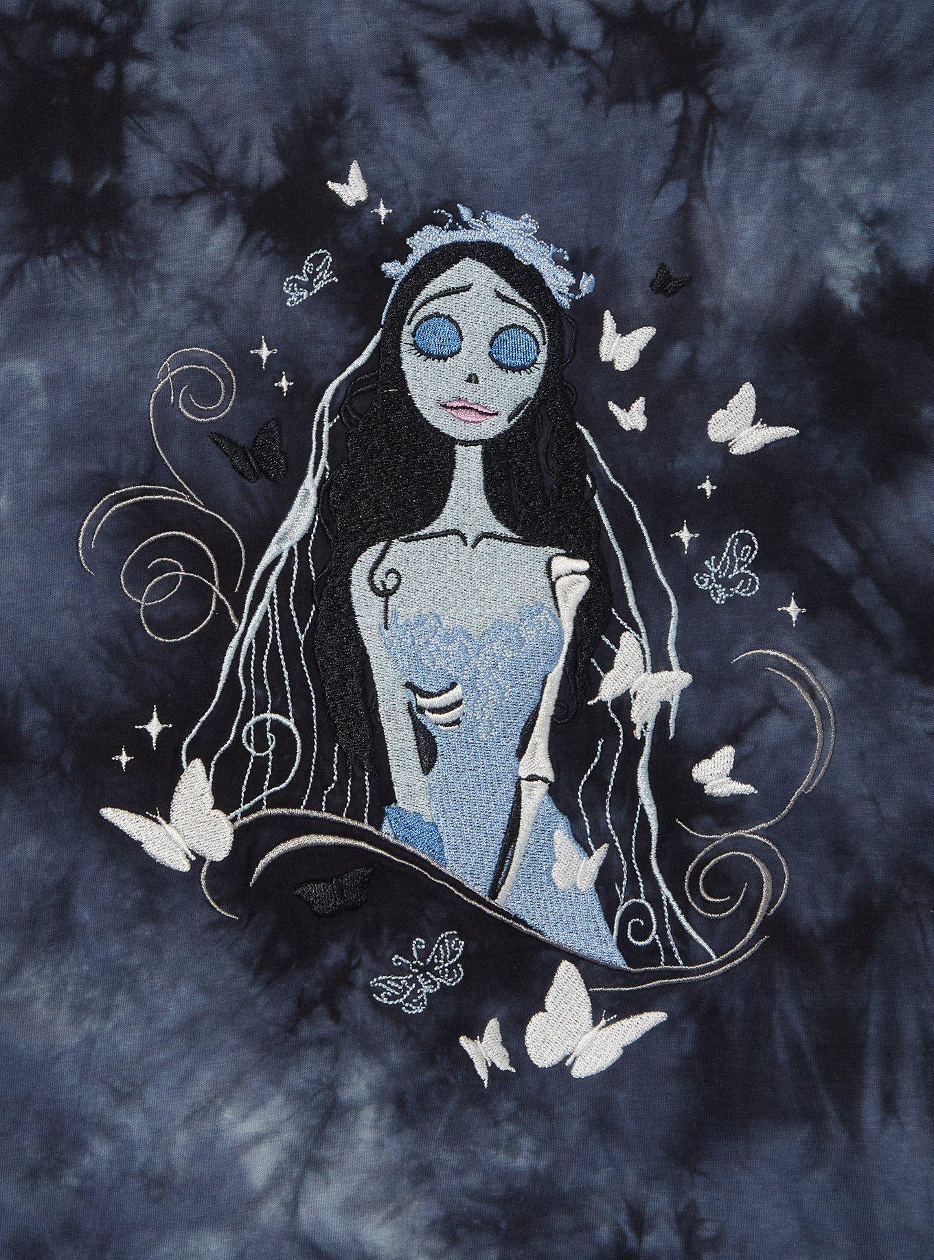 Corpse Bride Emily Tie Dye Women's Plus Size T-Shirt — BoxLunch Exclusive, , hi-res