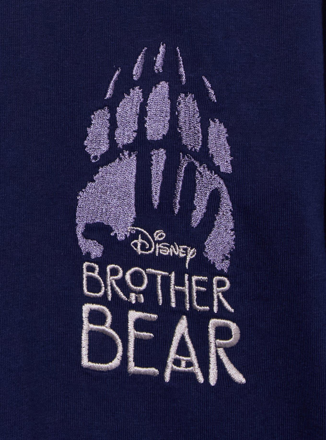 Disney Brother Bear Logo Long Sleeve T-Shirt - BoxLunch Exclusive, NAVY, alternate