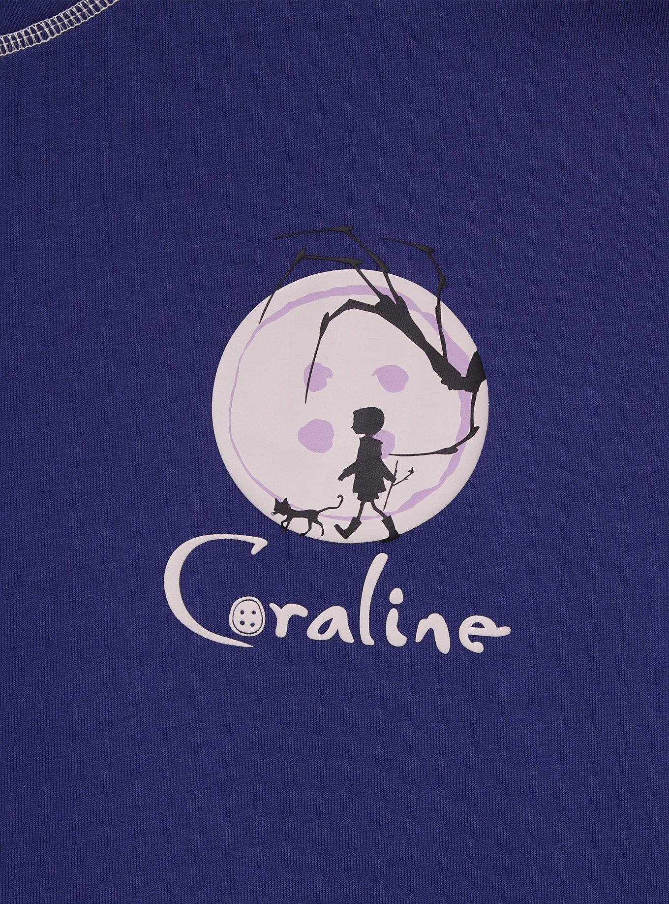 Coraline Scenic Long Sleeve T-Shirt — BoxLunch Exclusive, NAVY, alternate