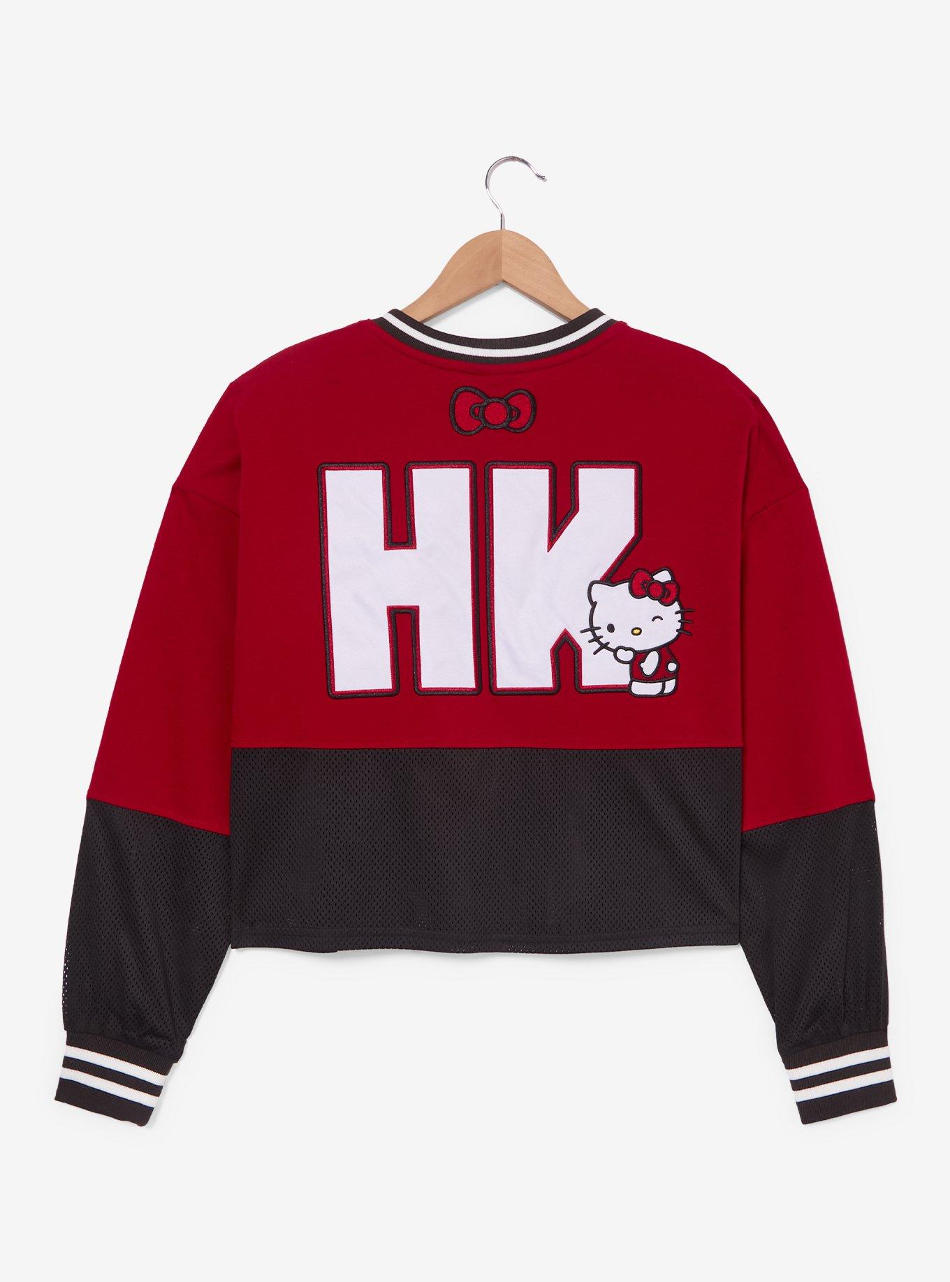 Sanrio Hello Kitty Women's Plus Cropped Hockey Jersey