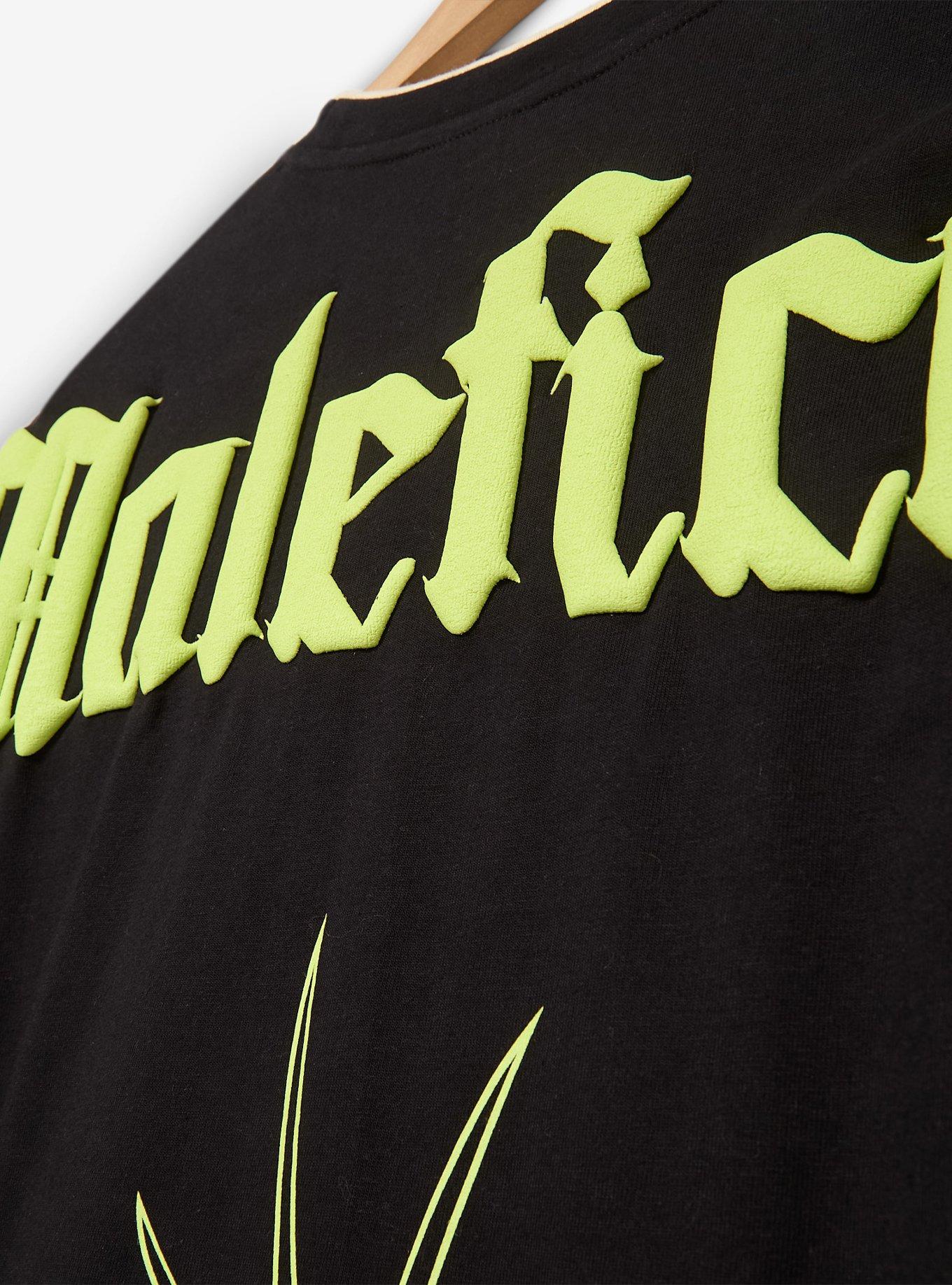 Disney Sleeping Beauty Maleficent Dragon Glow-in-the-Dark Crewneck &mdash; BoxLunch Exclusive, BLACK, alternate