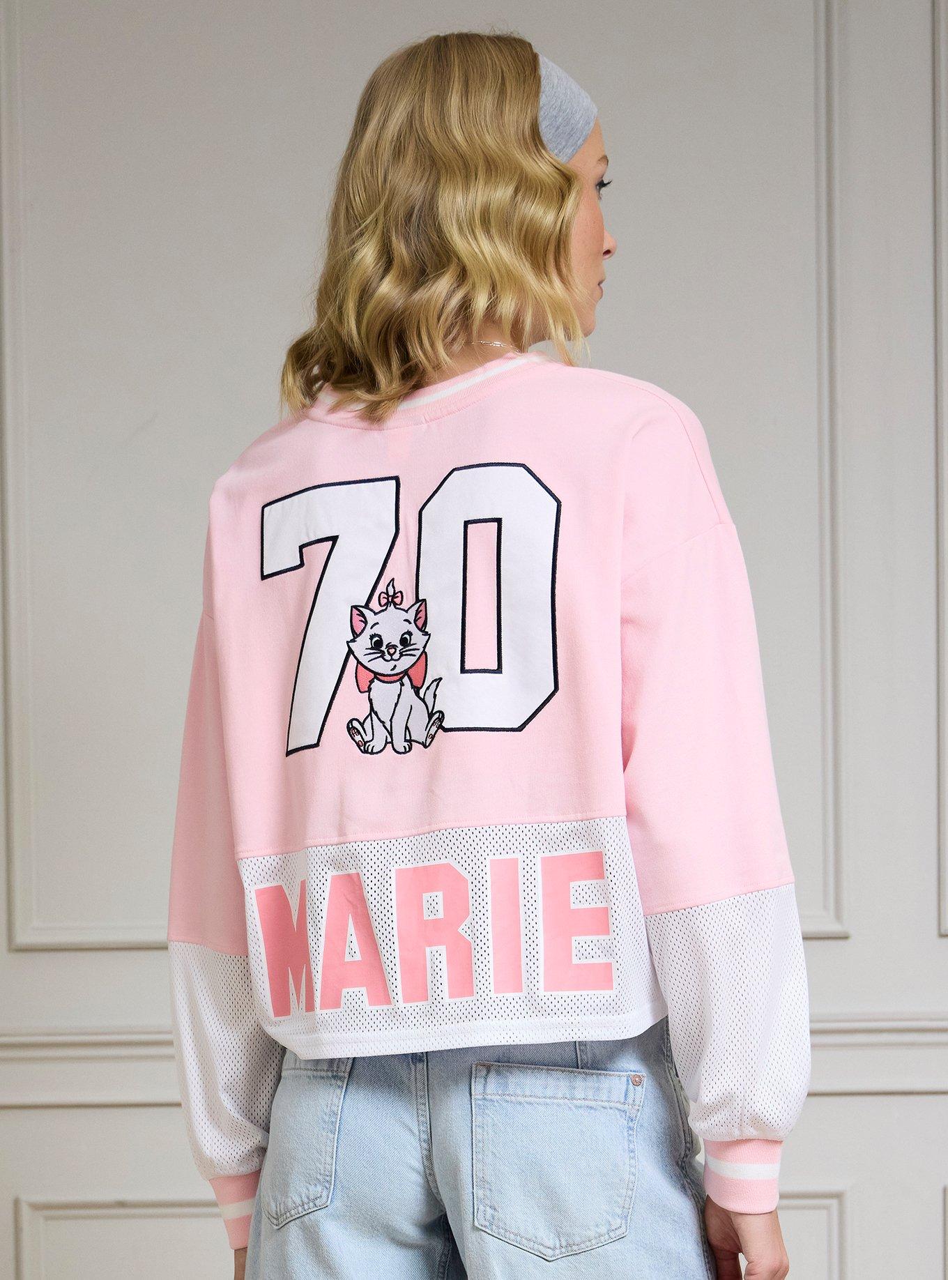 Disney The Aristocats Marie Women's Cropped Hockey Jersey, , hi-res