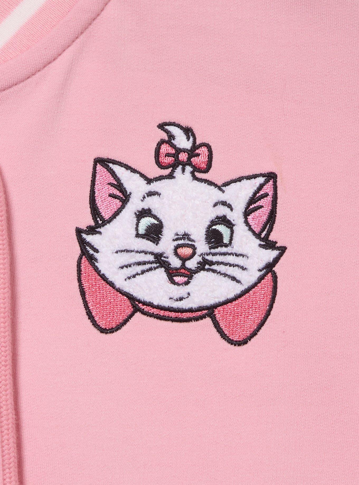 Disney The Aristocats Marie Women's Cropped Hockey Jersey, MULTI, alternate