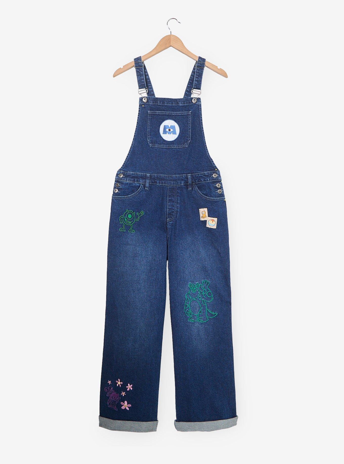 Disney Pixar Monsters, Inc. Women's Overalls — BoxLunch Exclusive, , hi-res