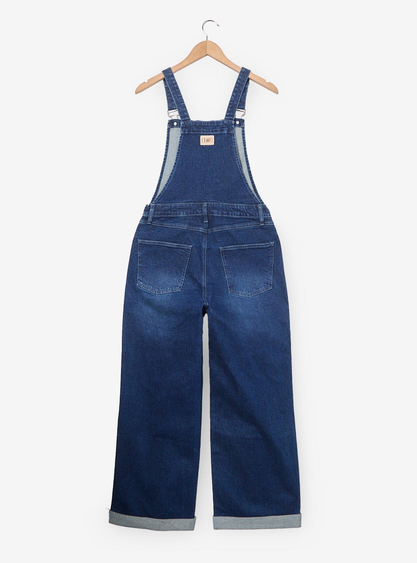 Disney Pixar Monsters, Inc. Women's Plus Size Overalls — BoxLunch Exclusive, , hi-res