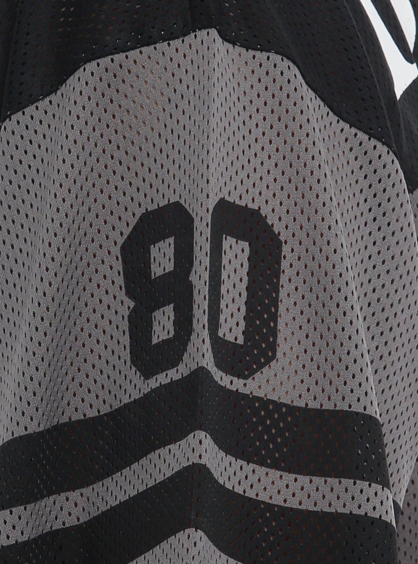 AC/DC Back In Black Football Jersey, BLACK, alternate