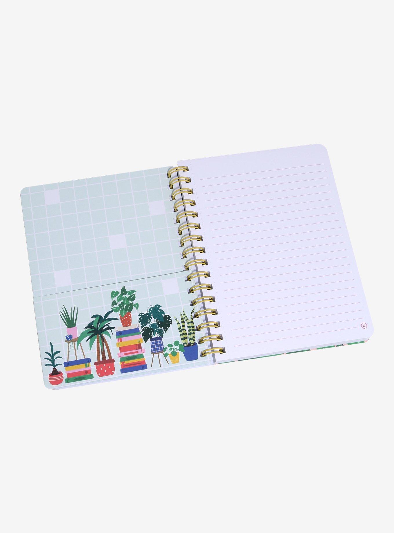 Pipsticks Cat Plants Spiral Notebook, , alternate