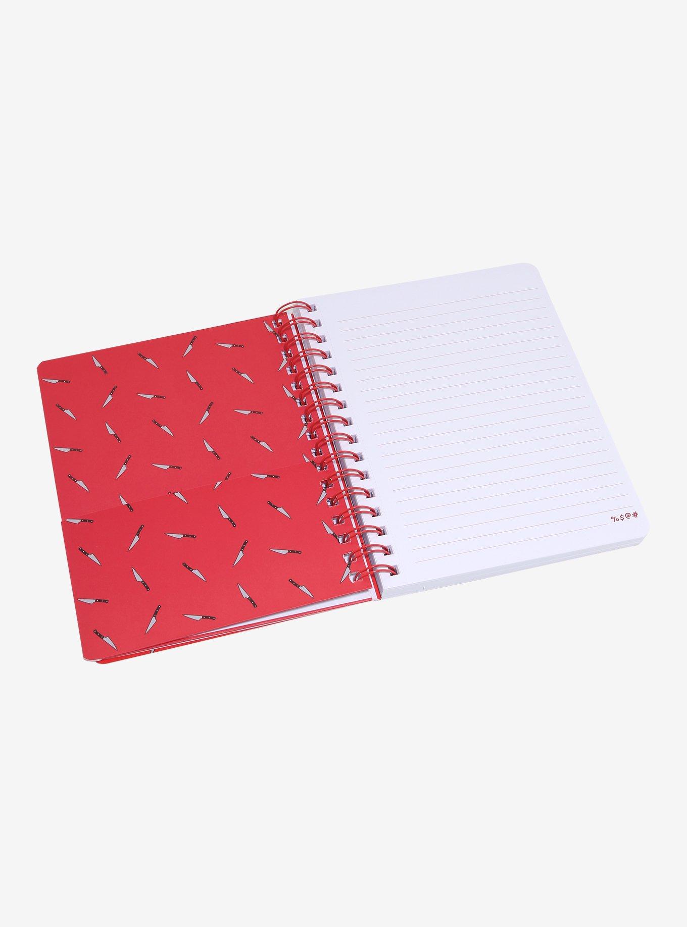 Pipsticks Swear Jar Murder Shows Spiral Notebook, , hi-res