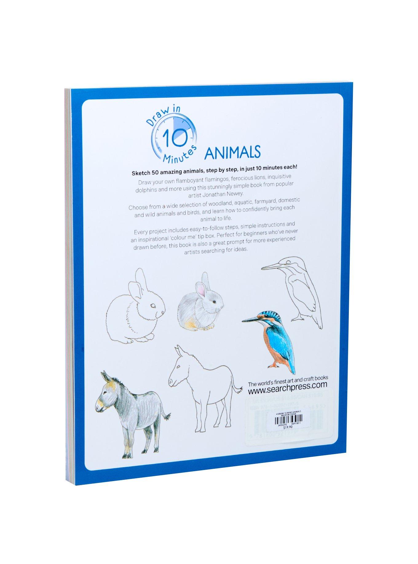Draw In 10 Minutes: Animals Book, , alternate