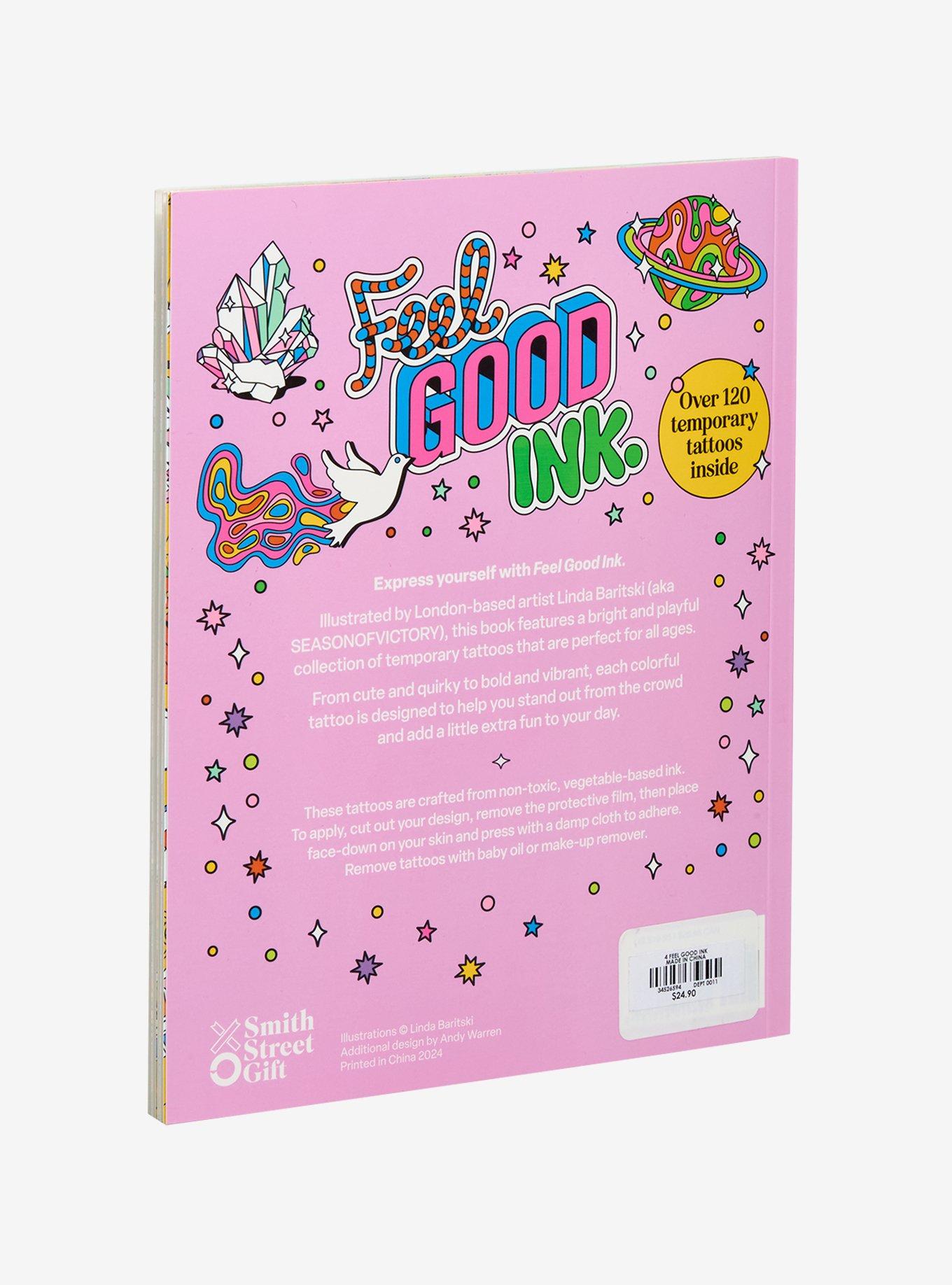 Feel Good Ink Temporary Tattoo Book, , alternate