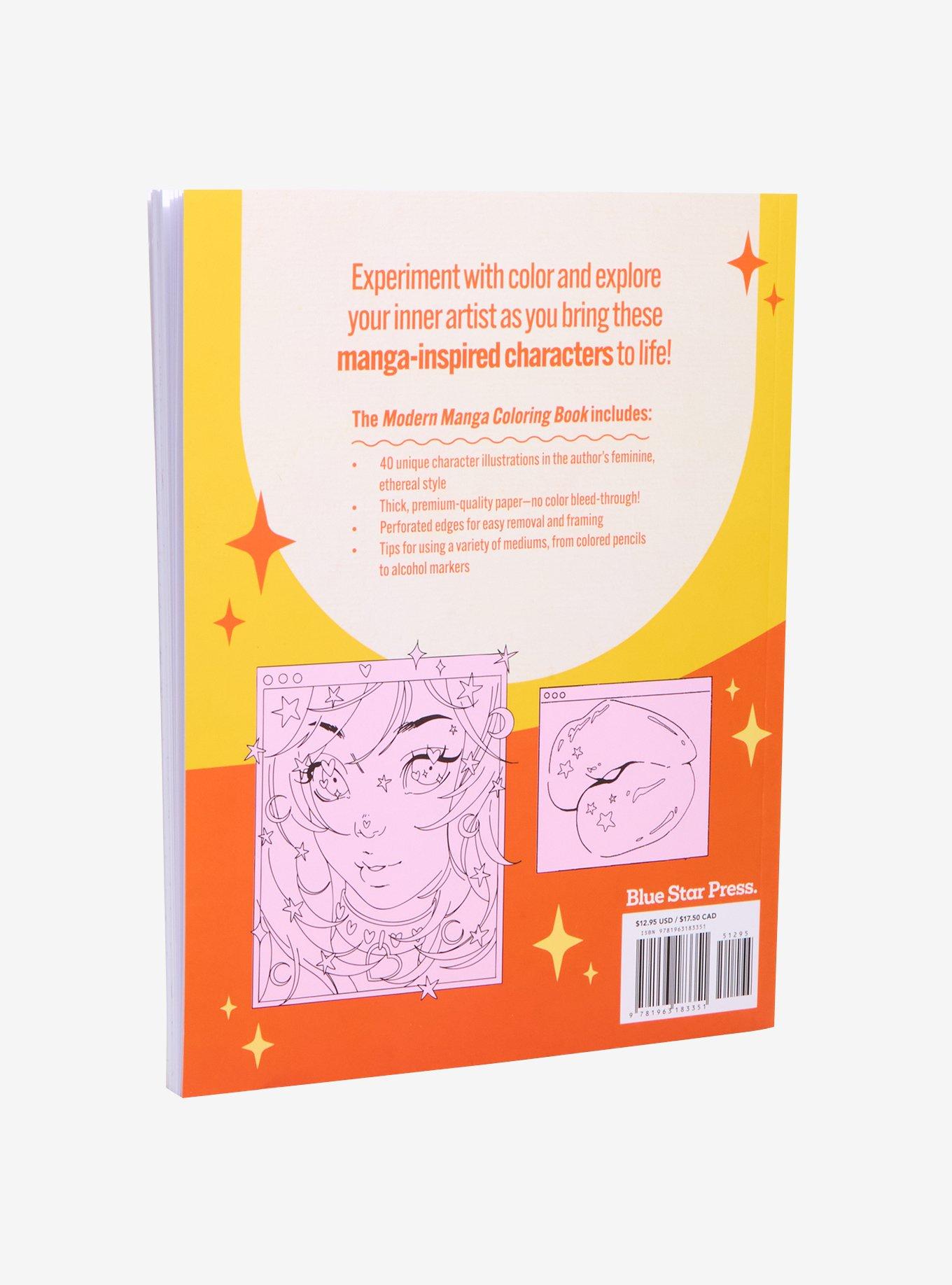 Modern Manga Coloring Book, , hi-res