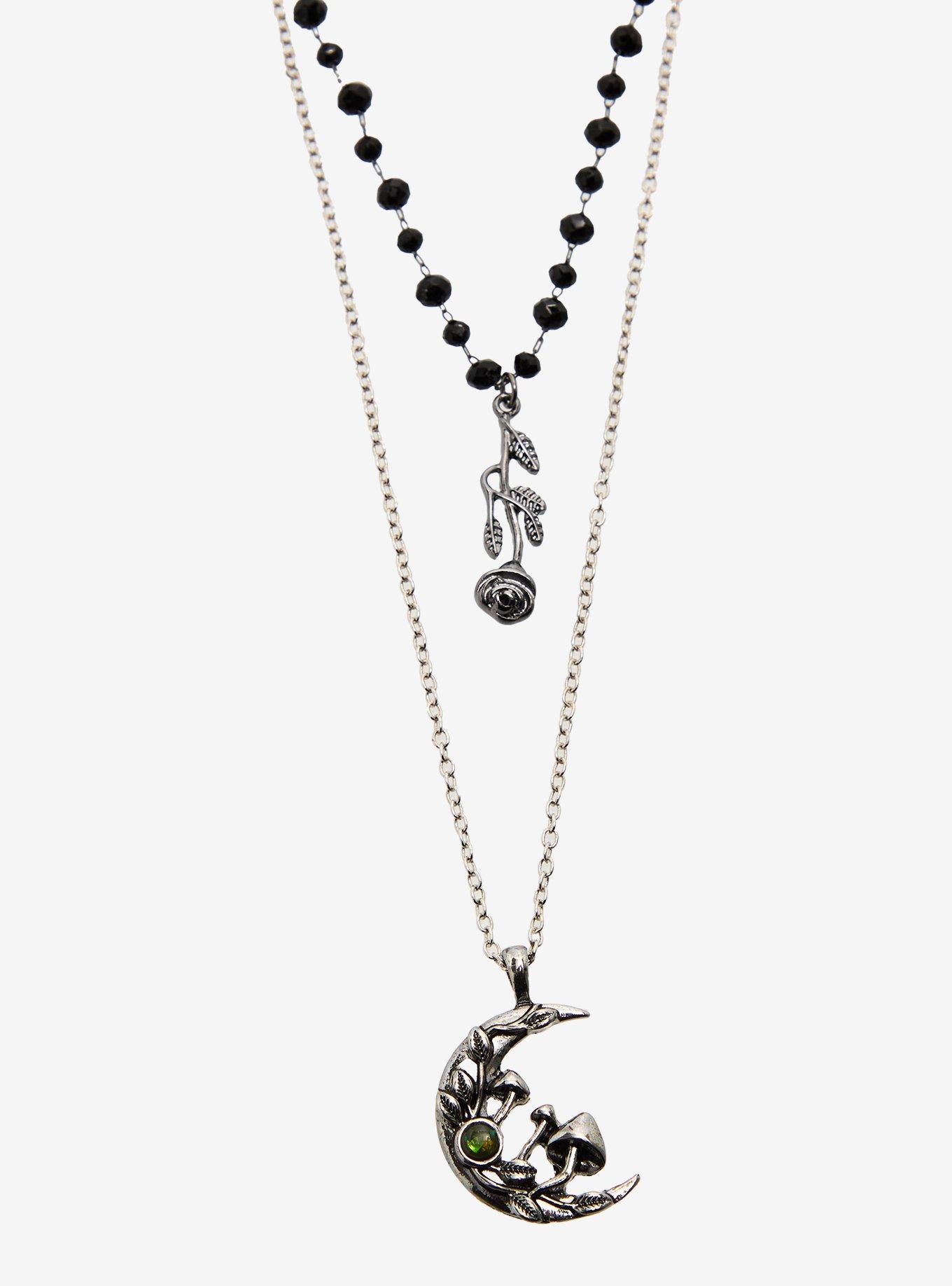 Thorn & Fable Grunge Fairy Cross Necklace Set, , alternate