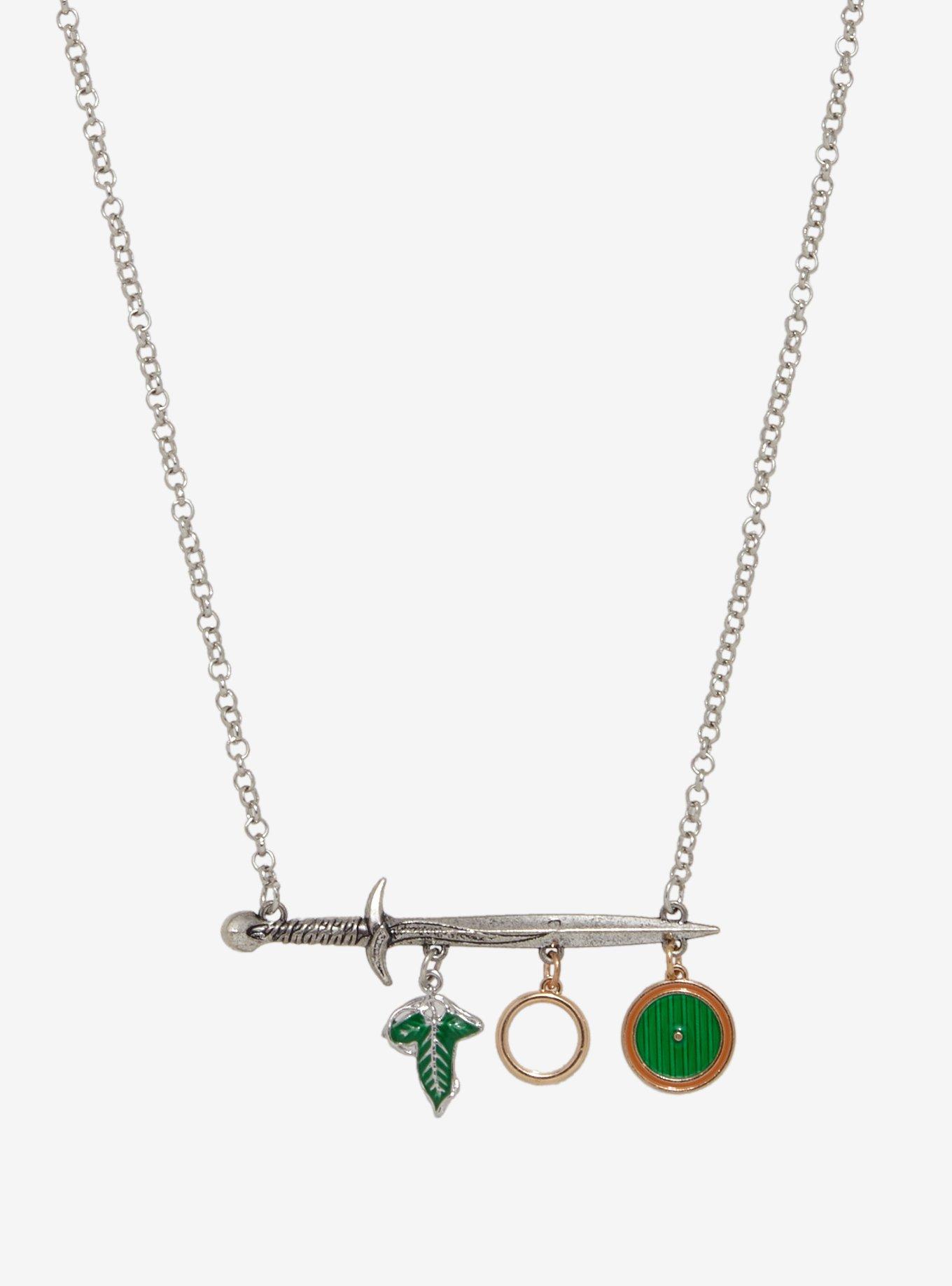 The Lord Of The Rings Sting Charms Necklace, , alternate
