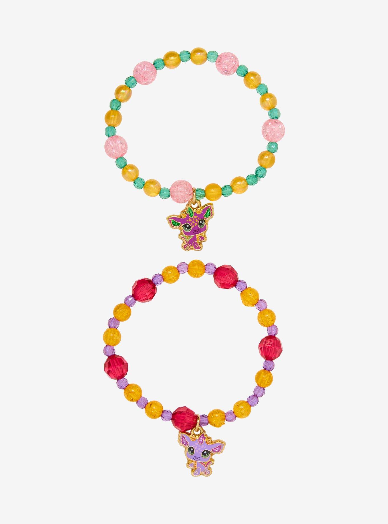 Littlest Pet Shop Dragon Charm Best Friend Bead Bracelet Set, , hi-res