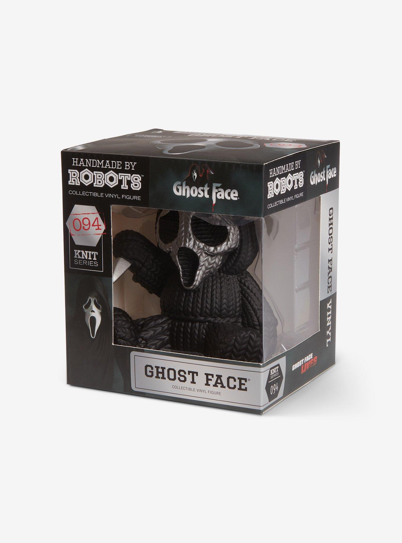 Scream Ghost Face 094 Metallic Silver Exclusive Handmade by Robots Vinyl Figure, , alternate
